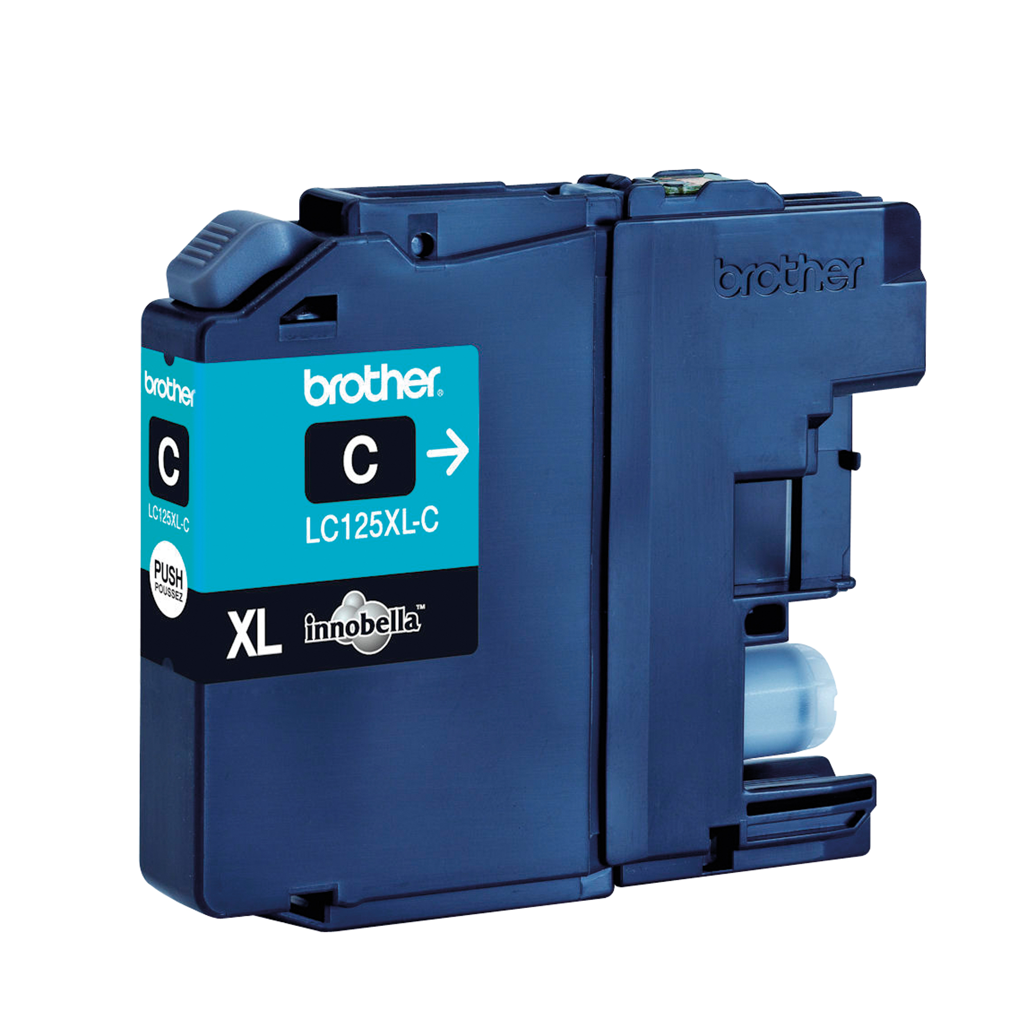 Brother Tintenpatrone Originalzubehör LC-125XL-C ca. 1.200 Seiten cyan