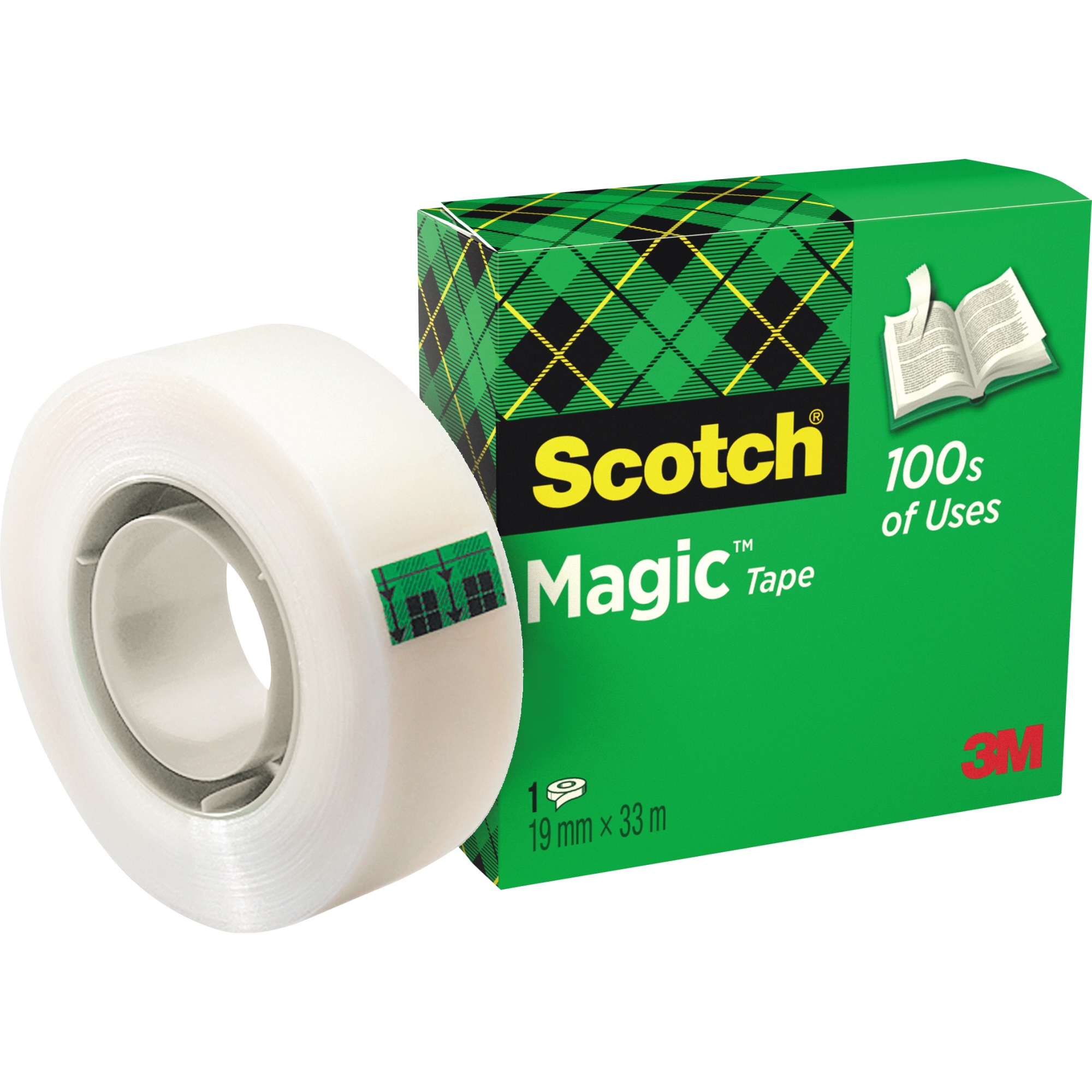 Scotch® Klebefilm Magic™ 810 19 mm x 33 m (B x L) einseitig klebend mit Lösungsmittel Zelluloseacetat transparent
