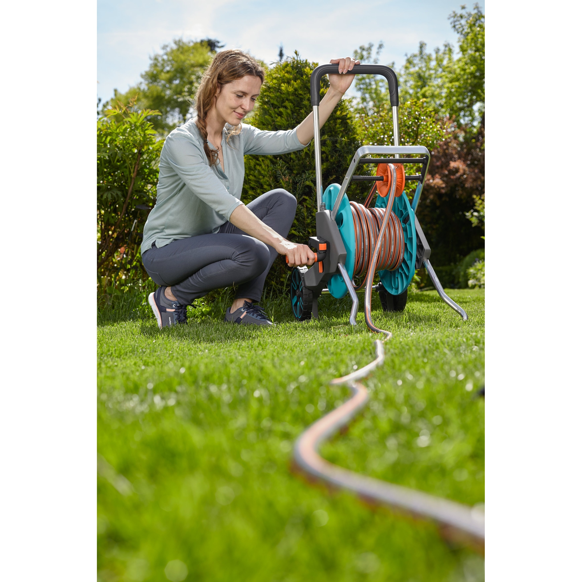 GARDENA Schlauchwagen CleverRoll M Easy 13mm 20m 6,7kg