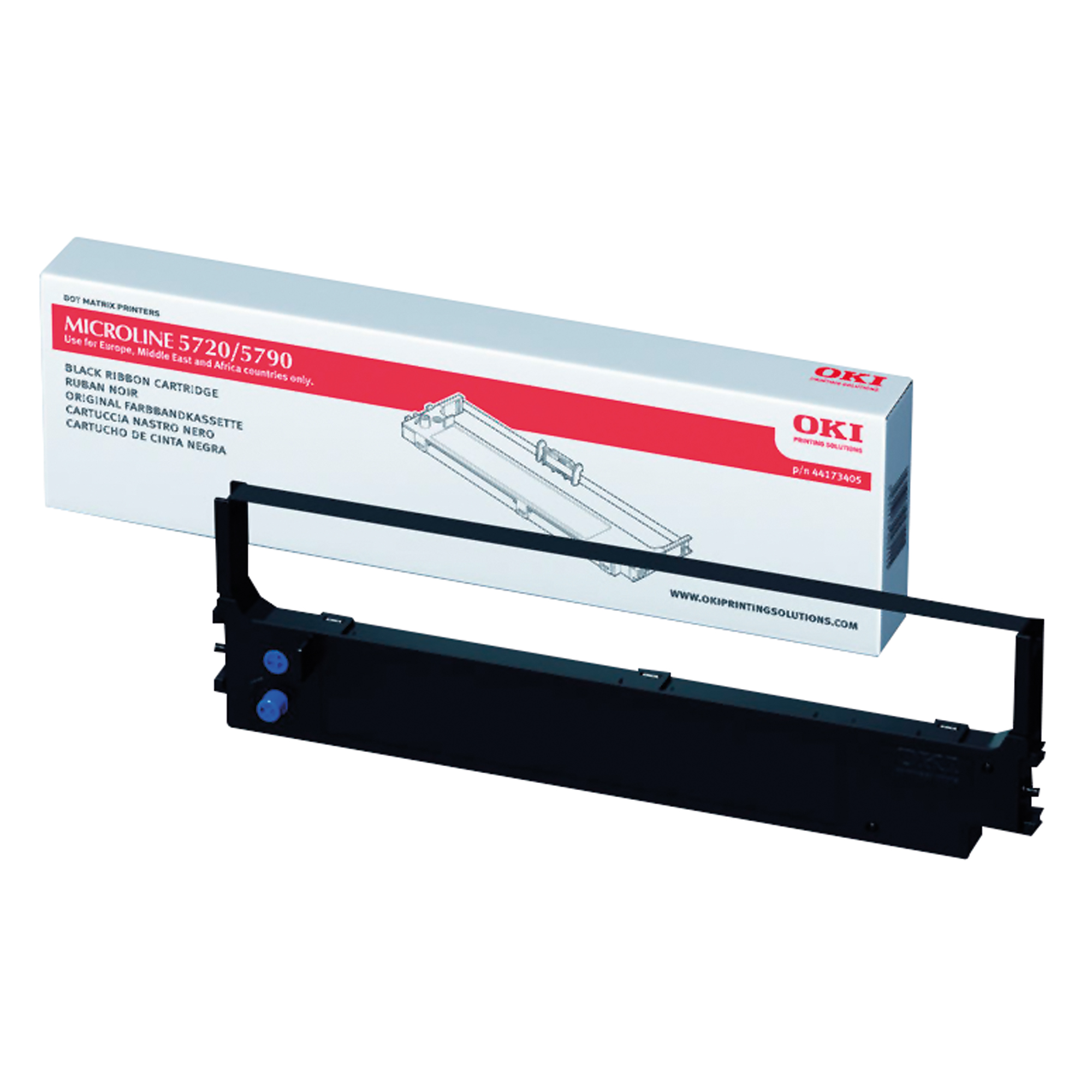 OKI Druckerfarbband 44173405 ca. 4 Mio. Zeichen Nylon schwarz