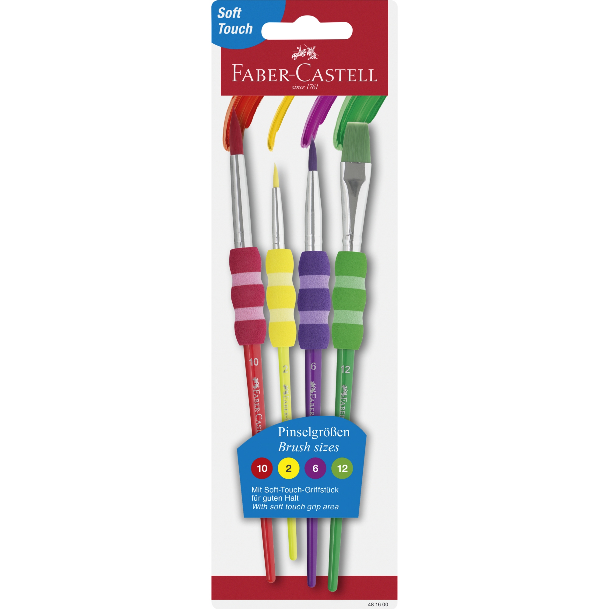 Faber-Castell Pinselset Synthetik 4 St./Pack.
