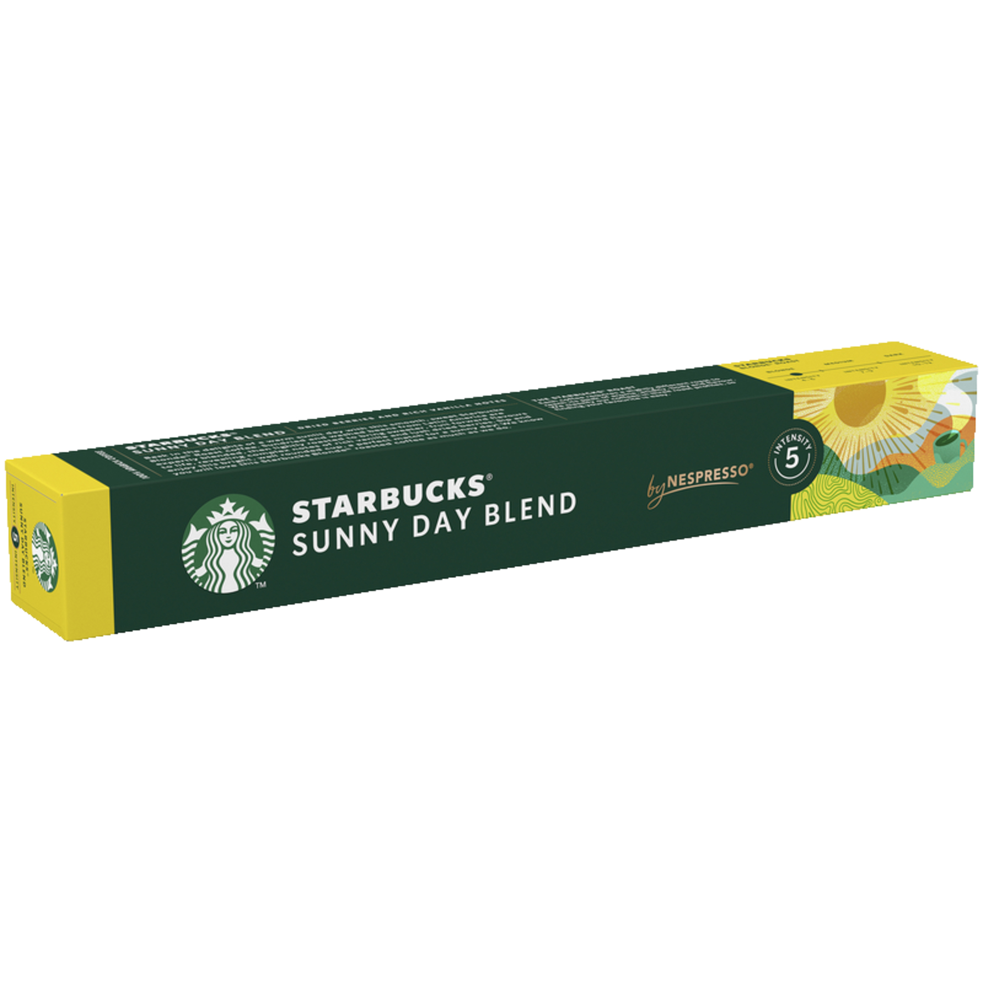 Starbucks Kaffeekapsel Nespresso® Maschine Sunny Day Blend Intensität: 5 10 x 5,6 g/Pack.
