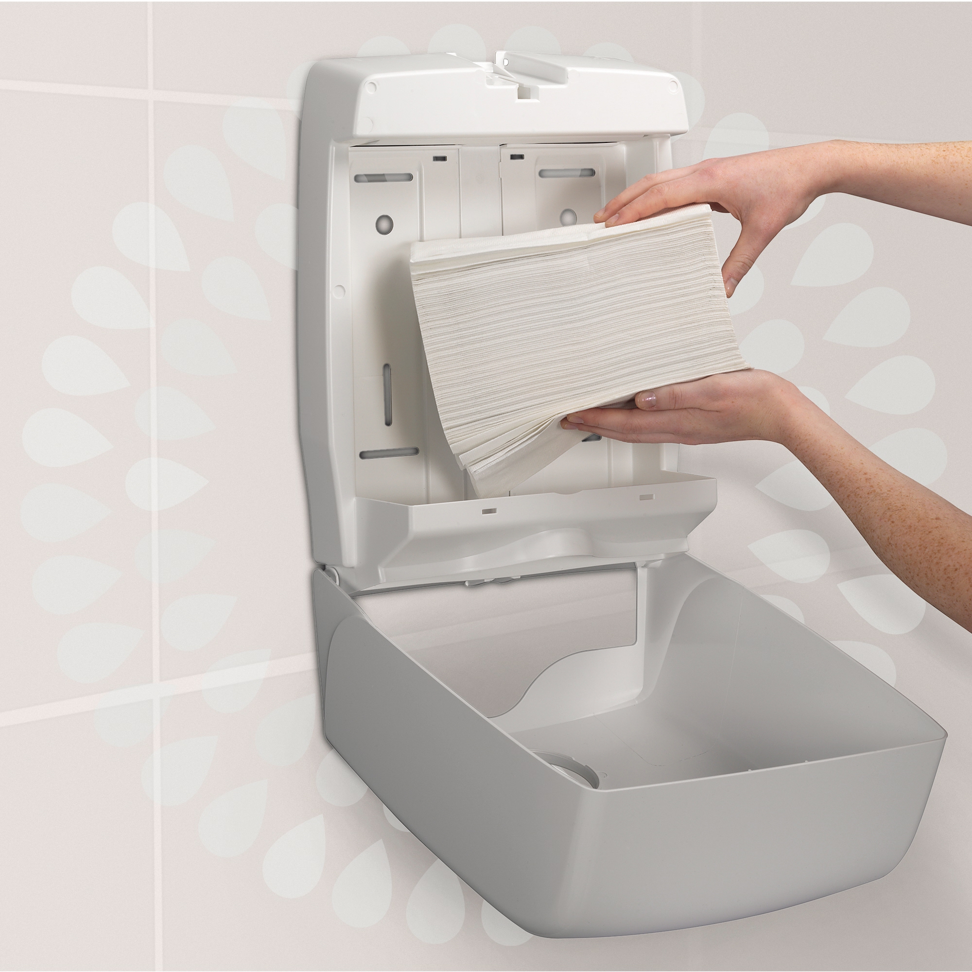 Kleenex® Papierhandtücher ULTRA™ 24,1 x 19,1 cm (B x L) Airflex™ weiß 18 x 150 Bl./Pack.