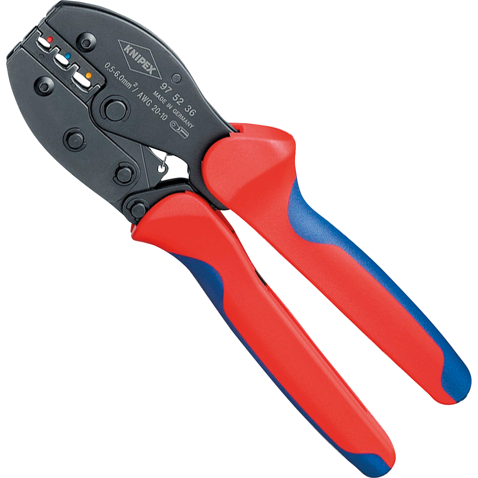 KNIPEX Netzwerk Werkzeug Crimpzange 220mm Chrom-Vanadium Elektrostahl brüniert, gehärtet