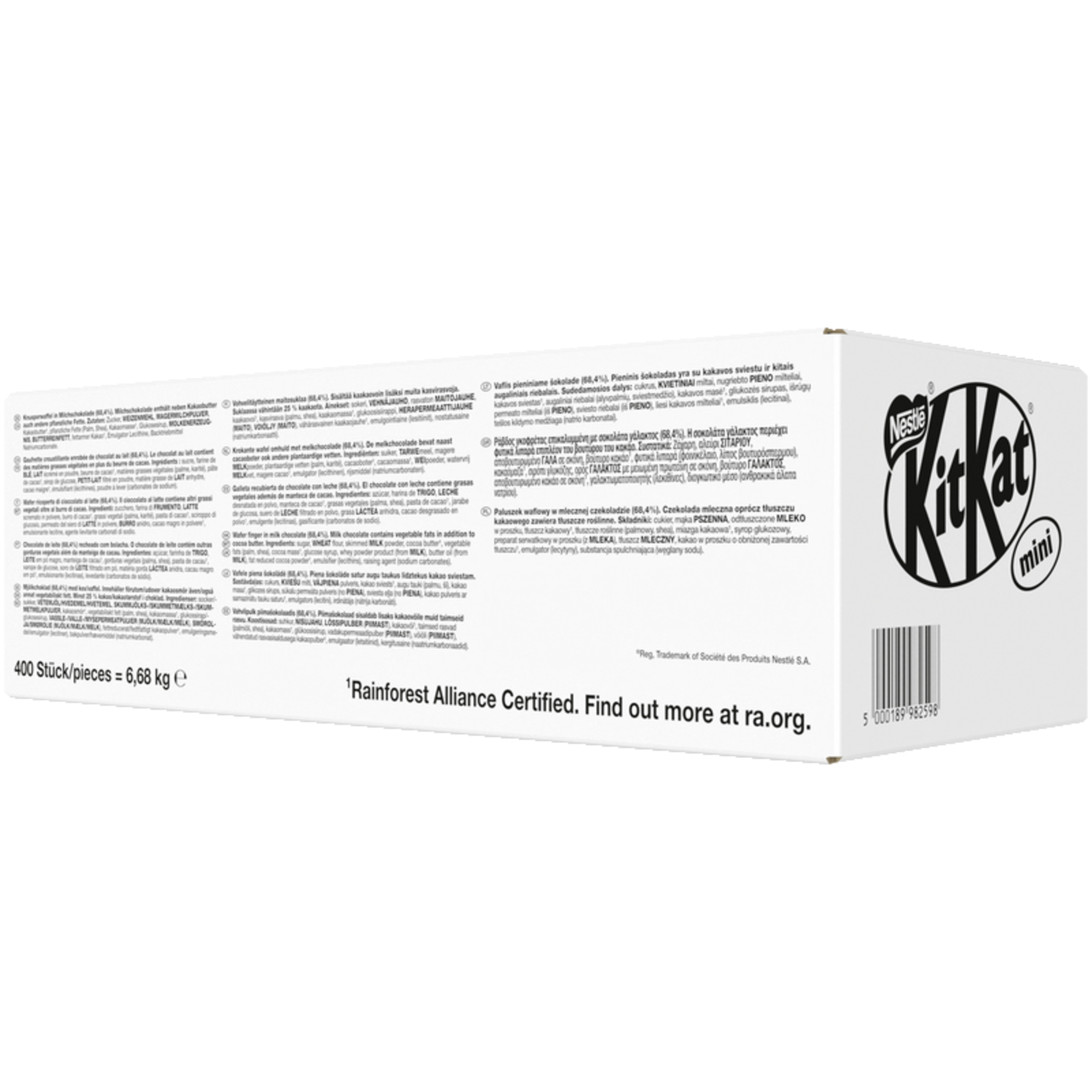 KitKat® Schokoriegel Mini 400 x 16,7 St./Pack.