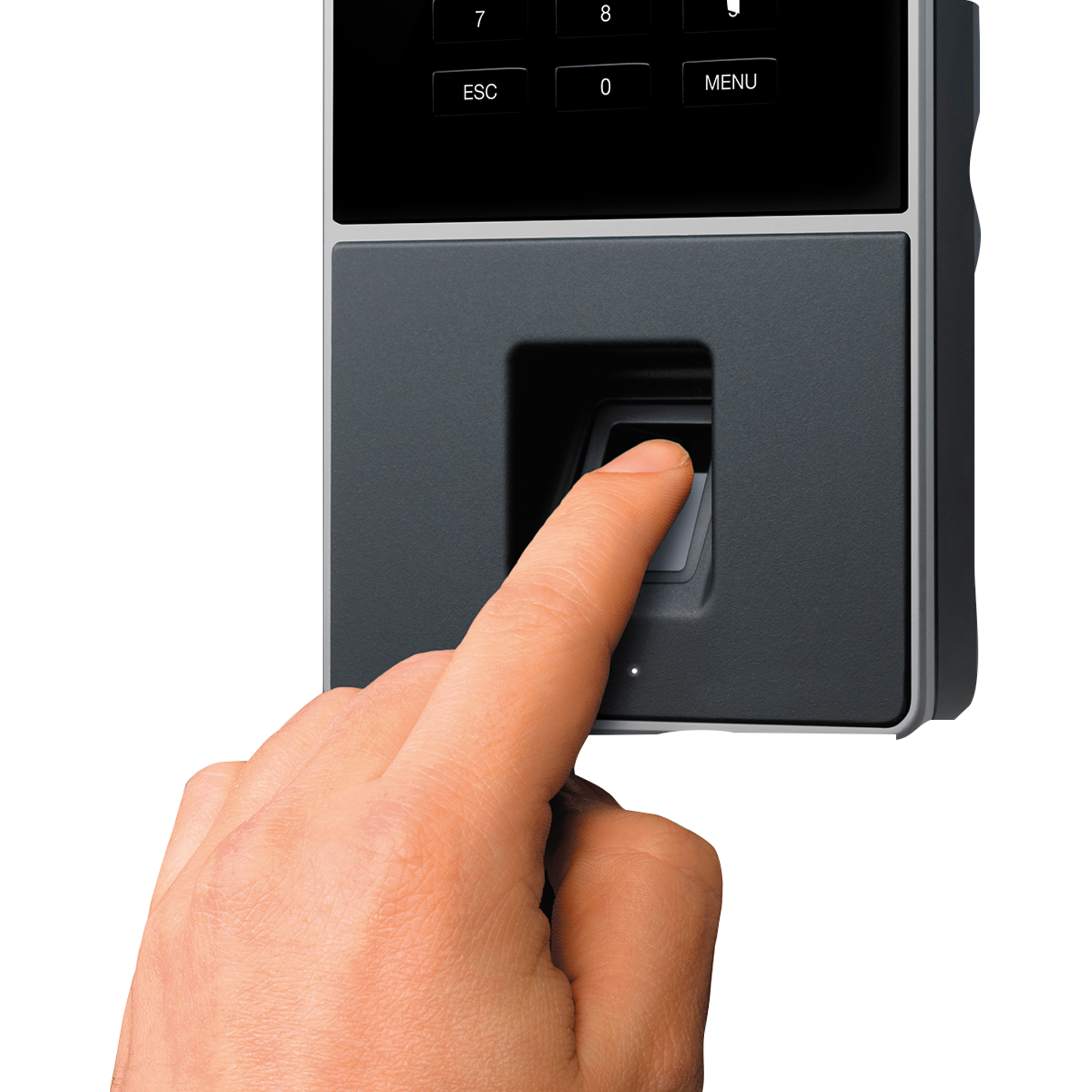 TIMEMOTO Zeiterfassungssystem TM-626 9,95 x 21,5 x 4,43 cm (B x H x T) RFID-Sensor, Fingerabdrucksensor Windows® universell LAN, WiFi, USB-Host