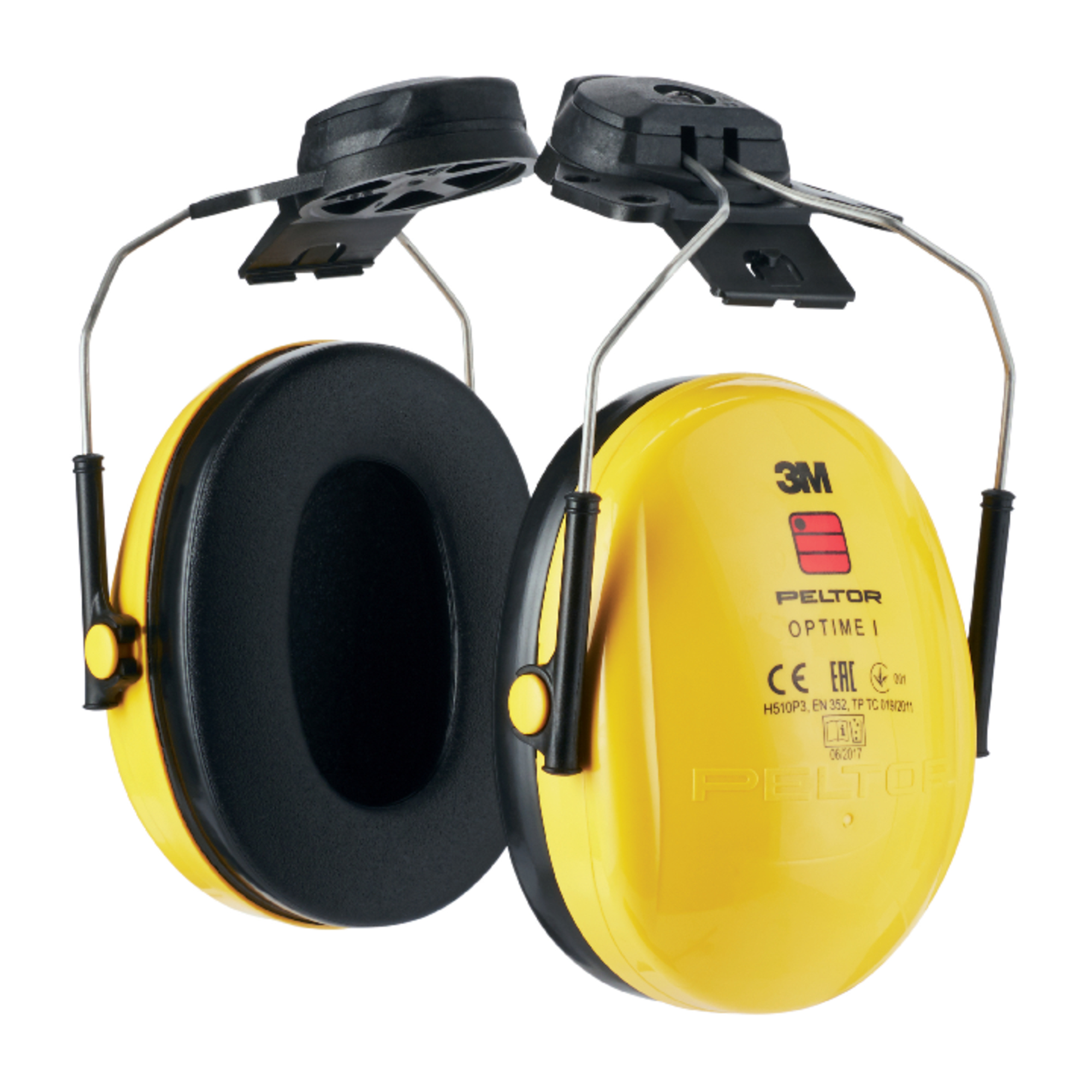 3M Kapselgehörschutz PELTOR™ H510P3EC1 Verwendung für Produkt: 3M Schutzhelm H510P3 98 dB Edelstahl/PVC/Polyether/ABS Kunststoff gelb/schwarz