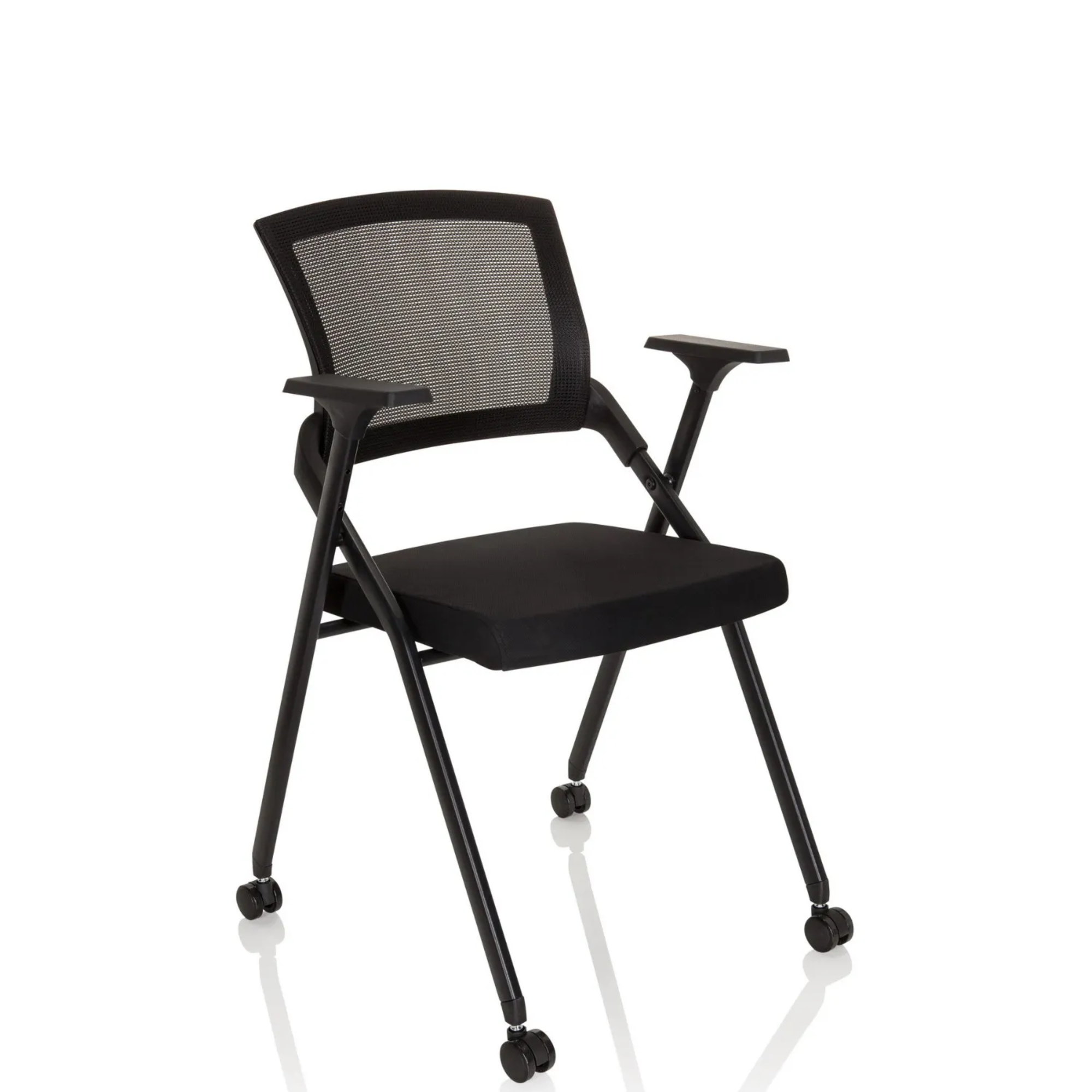 hjh OFFICE Klappstuhl PRIORITY II 610 x 980 x 580 mm (B x H x T) 100 % Polyester schwarz
