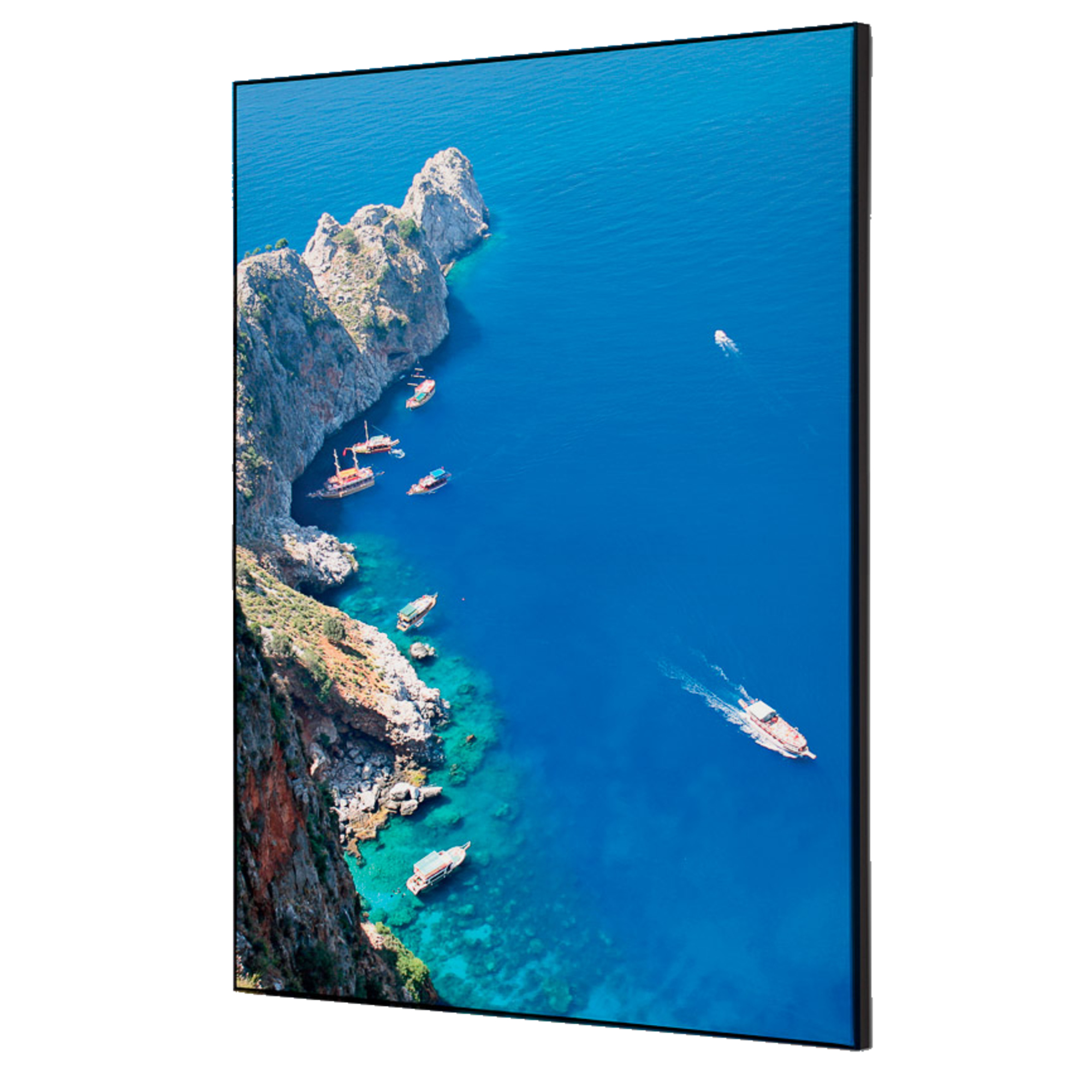 Showdown® Displays Dekobild Meeresfelsen 42 x 59,4 cm (B x H) Holz