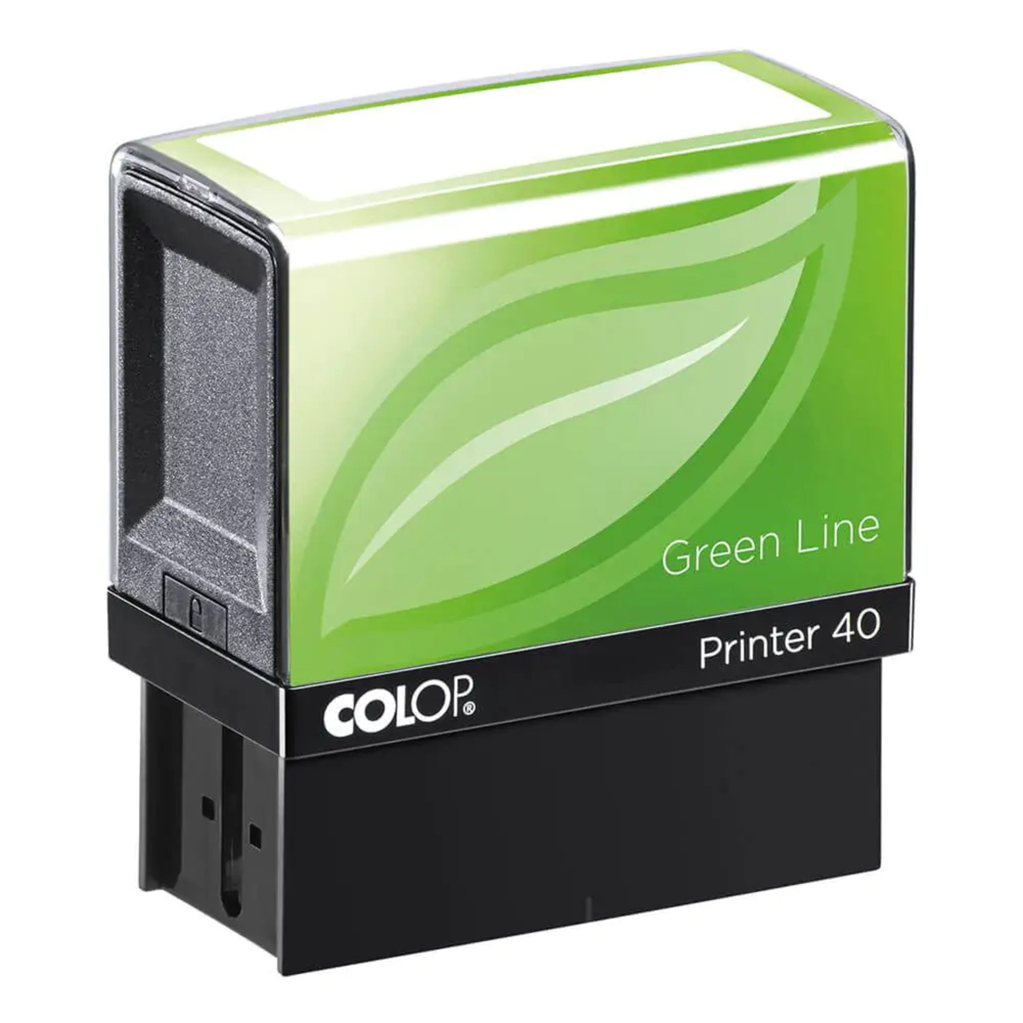 COLOP® Textstempel Printer 40 Green Line 59 x 23 mm (B x H) individuelle Textplatte schwarz