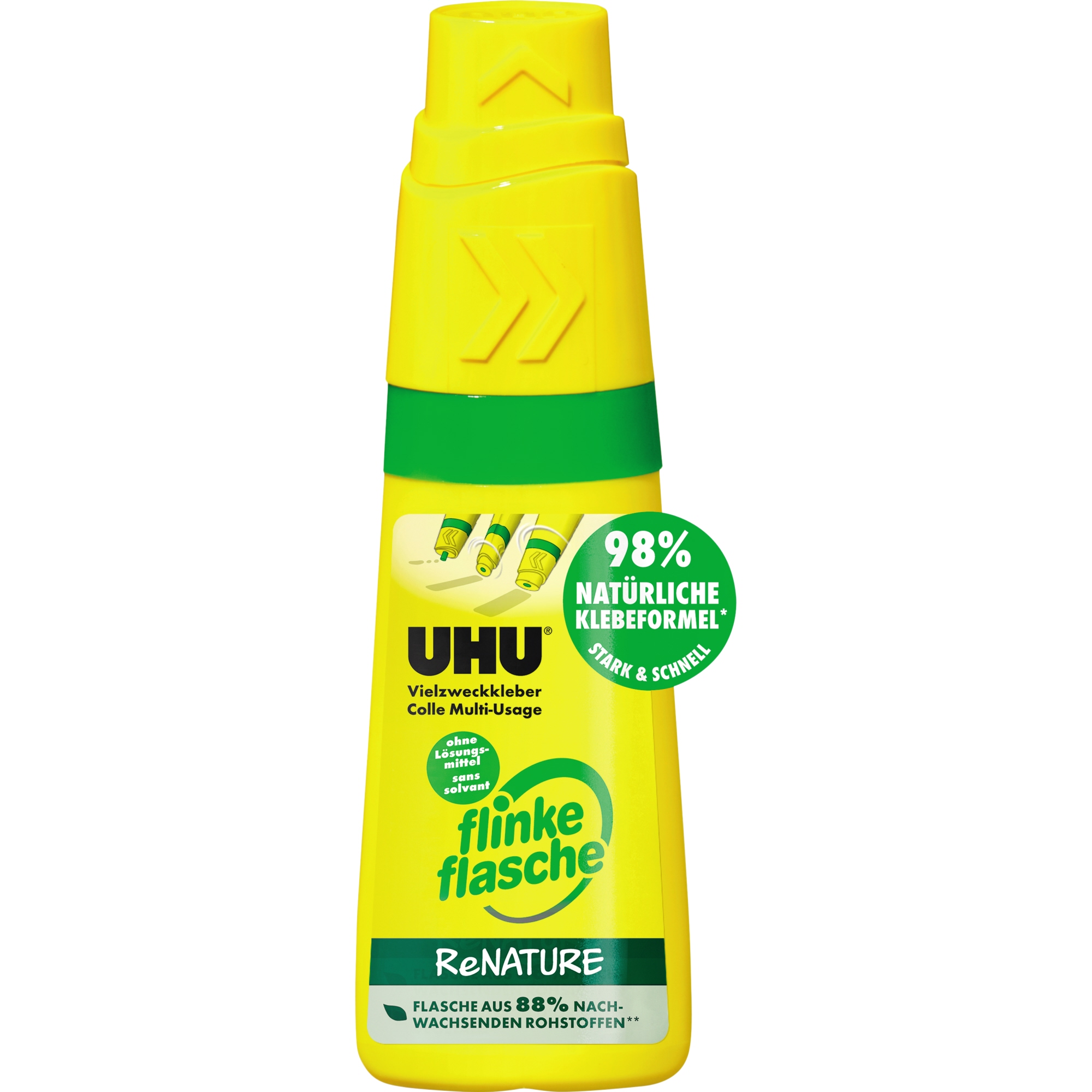 UHU® Alleskleber flinke Flasche ReNATURE auswaschbar nachfüllbar 40g