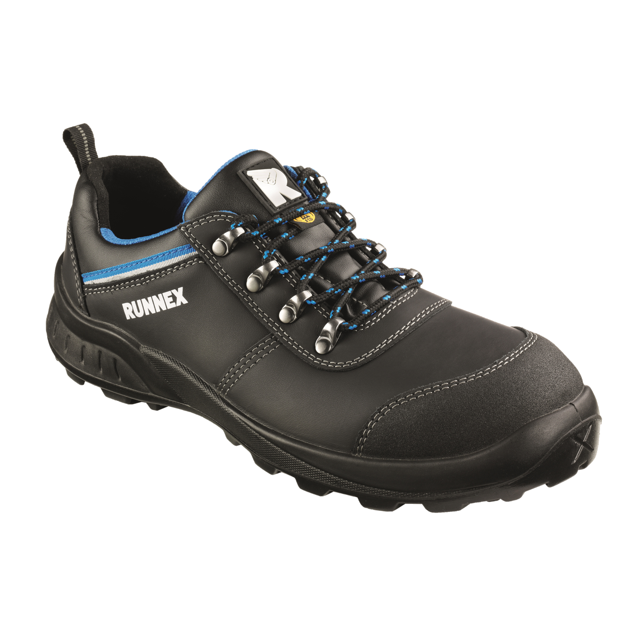 RUNNEX® Sicherheitsschuhe TeamStar 39 S2 hydrophobiertes Glattleder schwarz