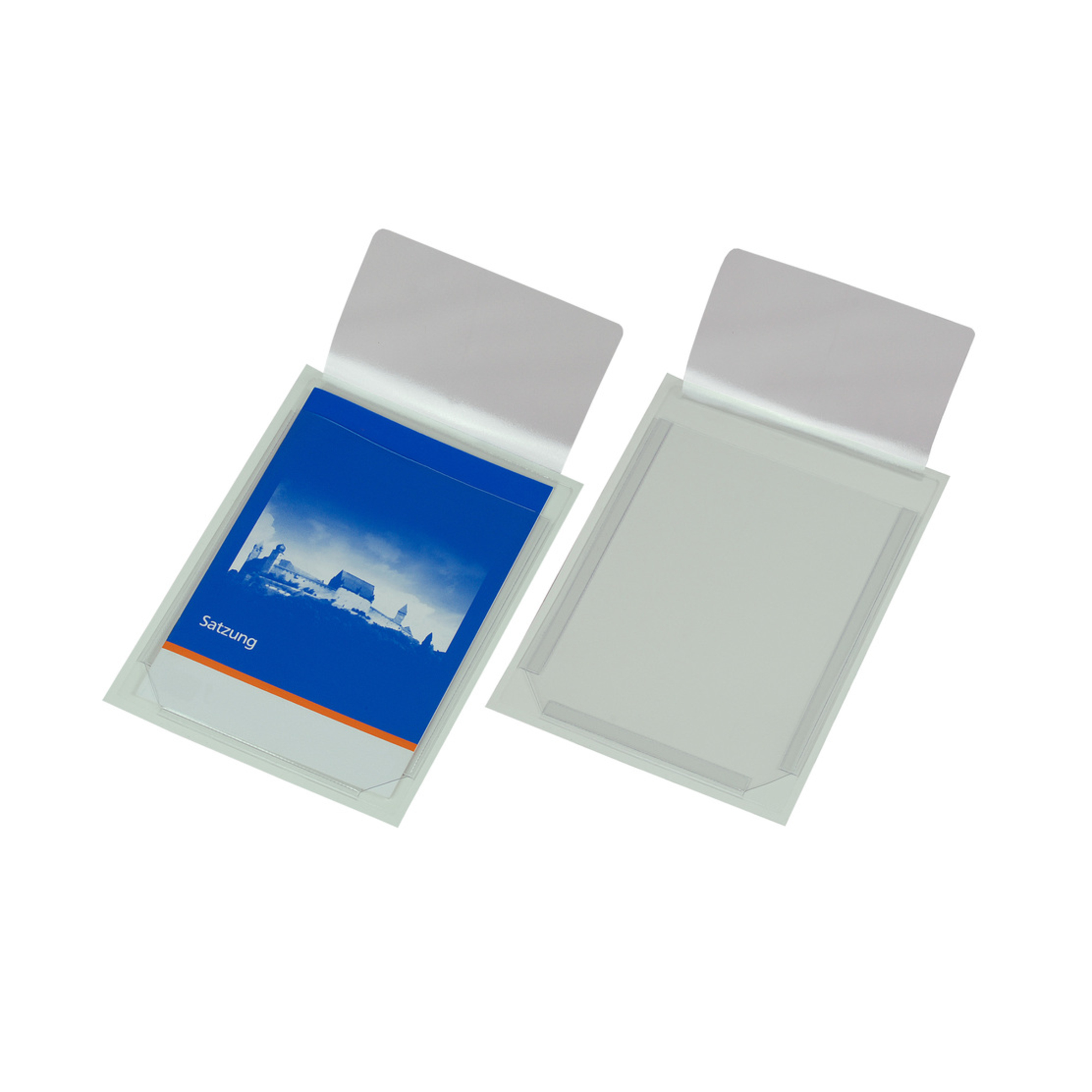 EICHNER Selbstklebetasche 16,5 x 22,4 cm (B x H) DIN A5 Vinyl transparent 10 St./Pack.