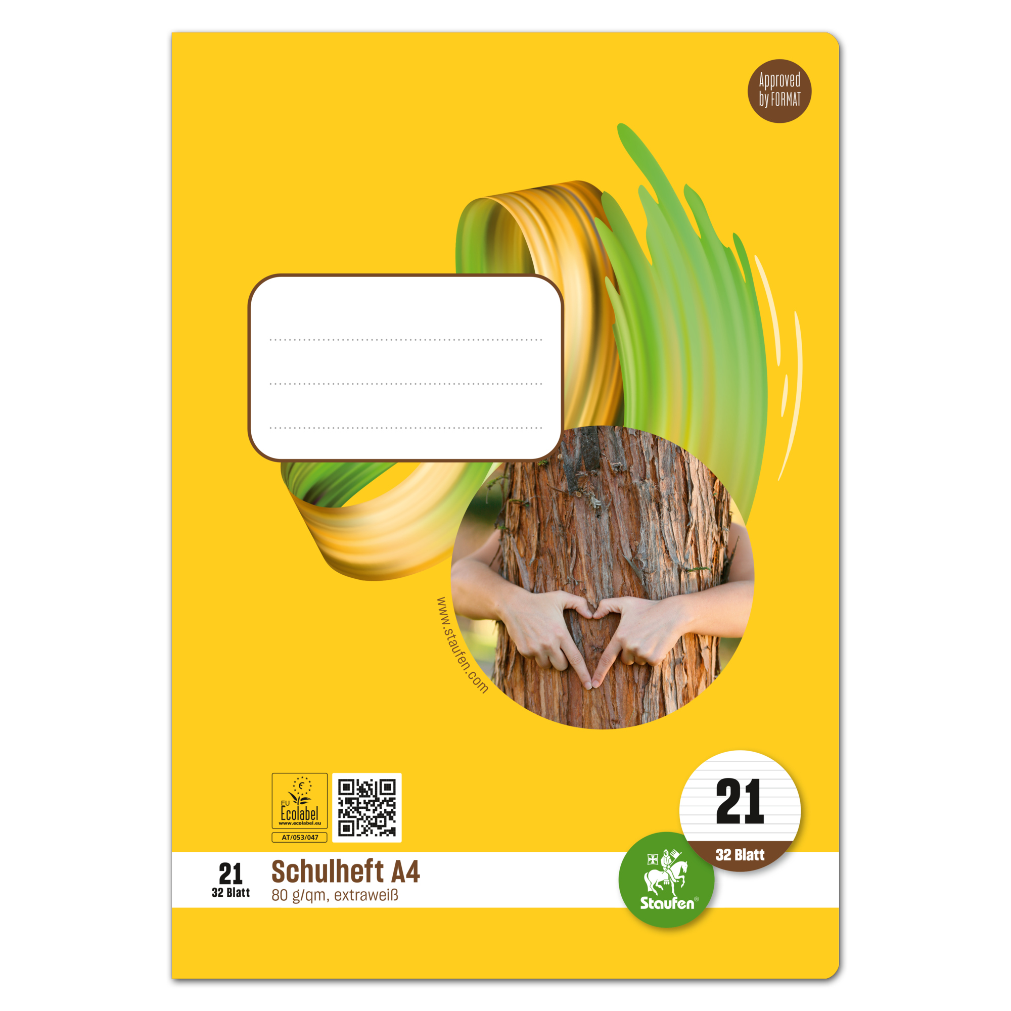Staufen Schulheft Style DIN A4 liniert 21 32 Bl.