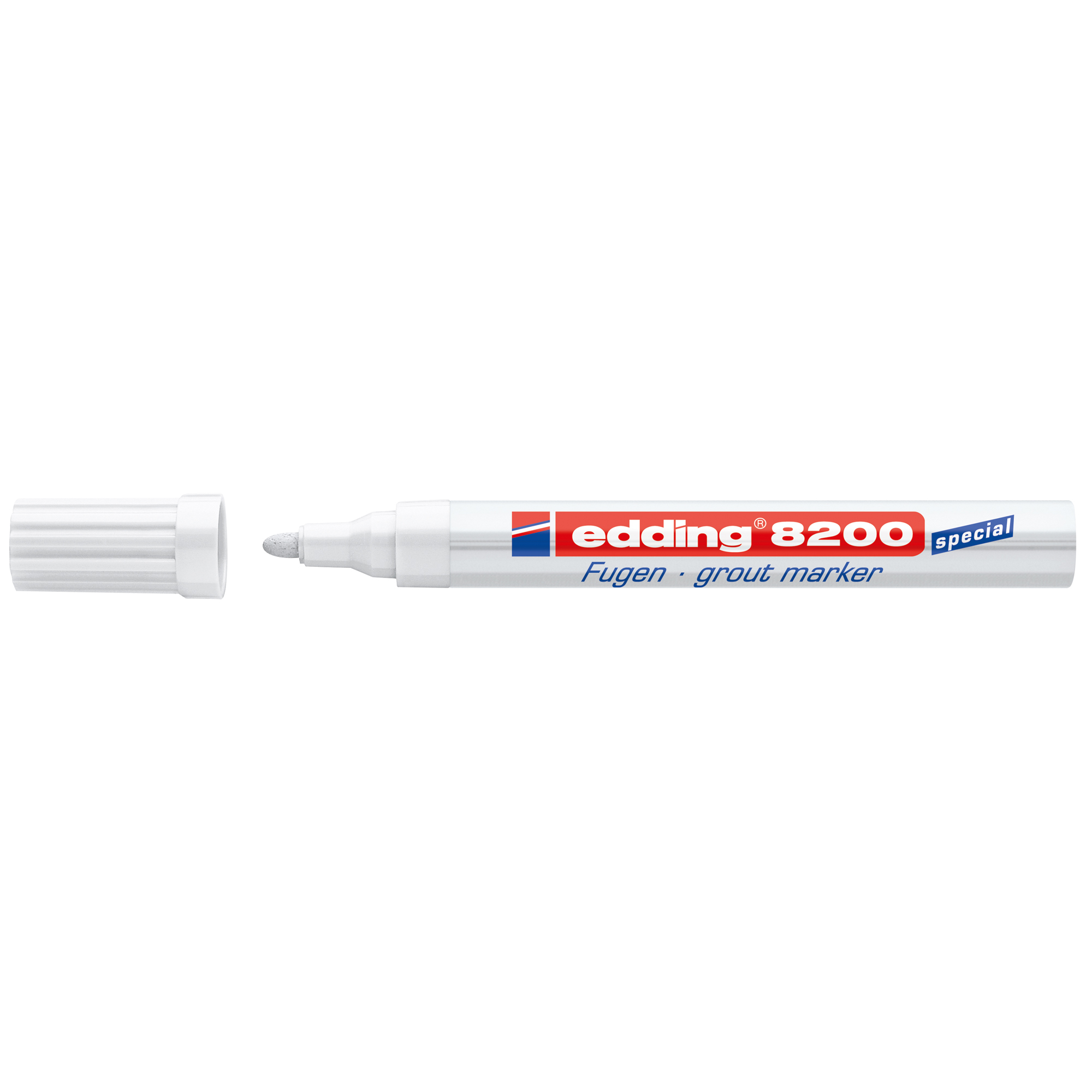 edding Fugenmarker 8200 2-4mm weiß Rundspitze