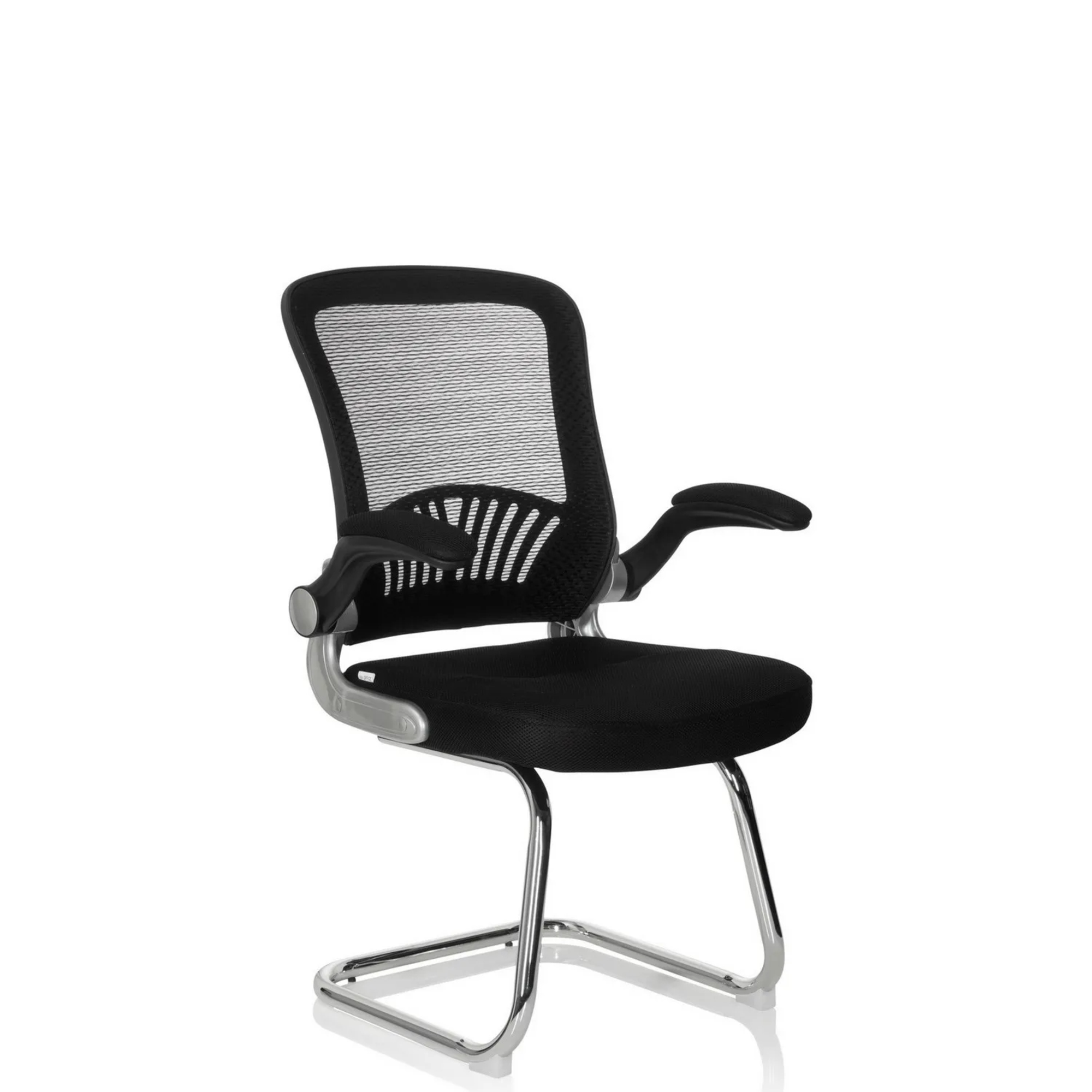 hjh OFFICE Besucherstuhl FLYER PRO V 120kg 100 % Polyester schwarz