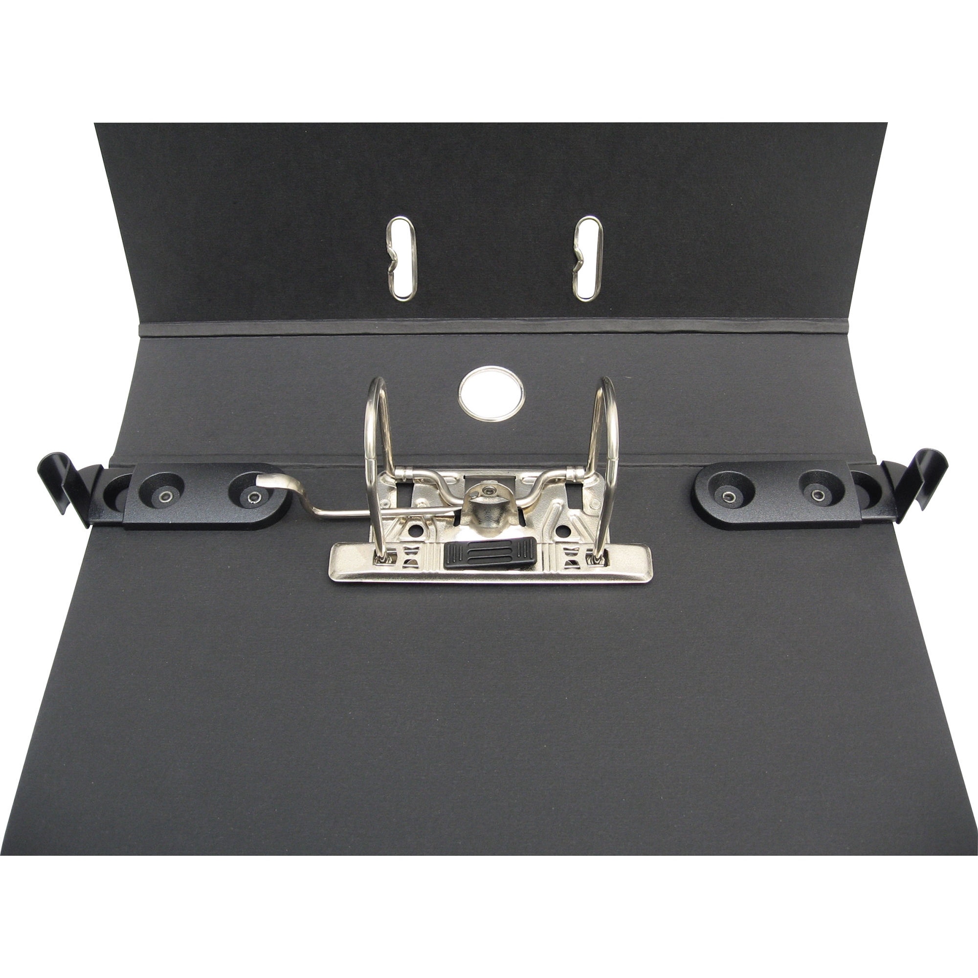 Falken Hängeordner 70mm DIN A4 Rückenschild: geklebt Hebelmechanik Hartpappe schwarz