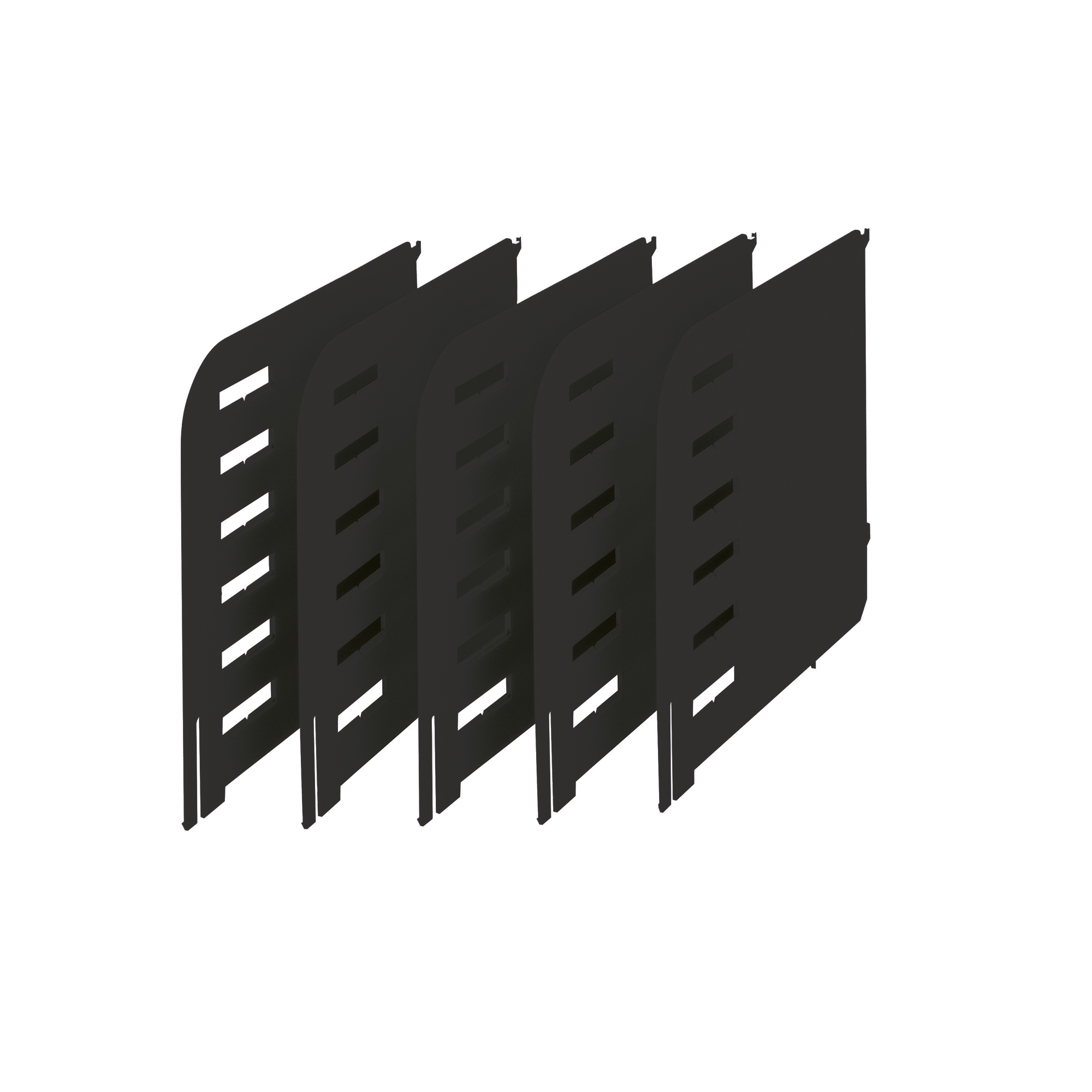 styro Trennwand styrorac styro Sortierstationenen styrorac 282-03007, 282-03407 Polystyrol schwarz