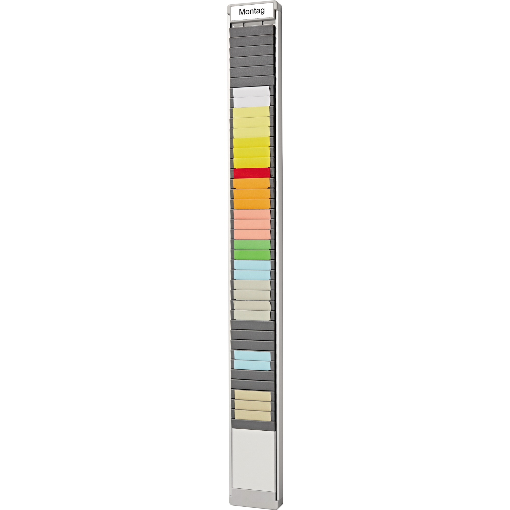 Ultradex T-Kartenmodul Aluminium silber 35 Planungsfelder