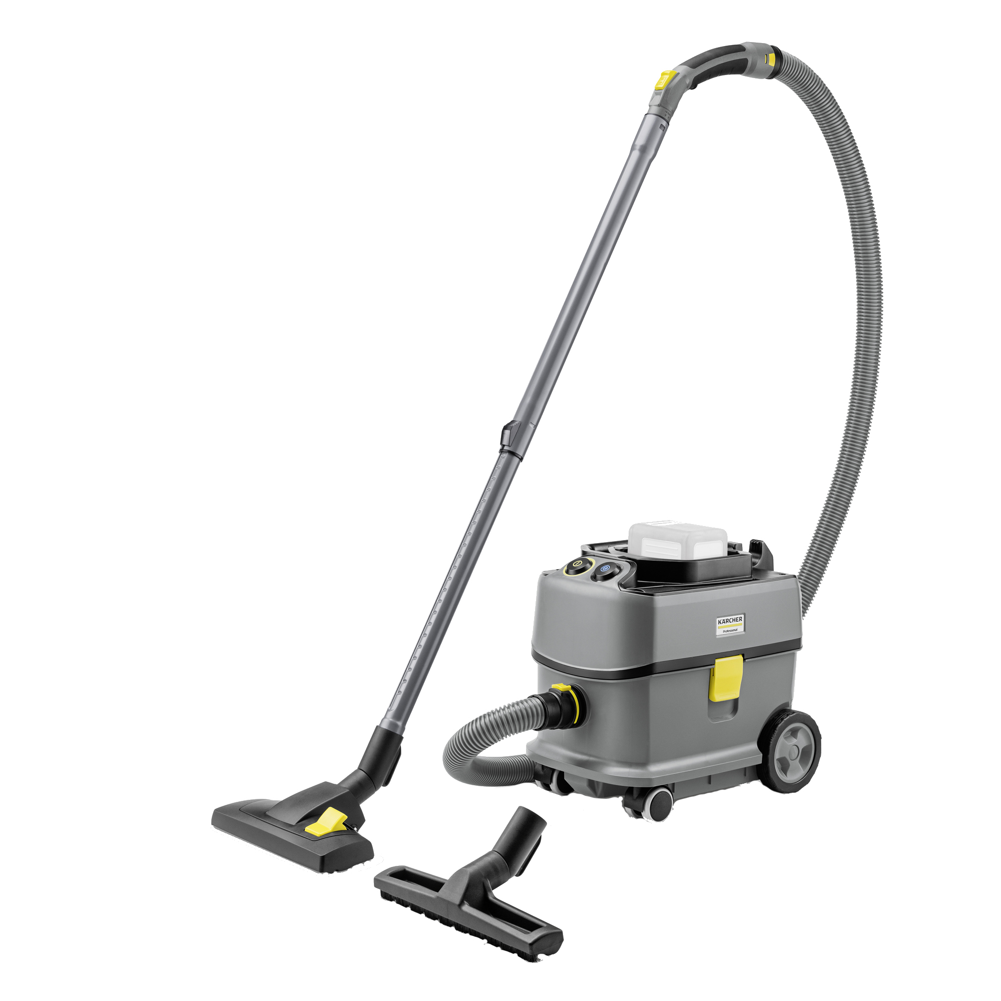 Kärcher Bodenstaubsauger T 10/1 Bp Adv HEPA 25,5 x 35,5 x 43 cm (B x H x T) 10l 500W Zubehör erforderlich Kärcher Akku Battery Power+ 36/60 (2.042-022.0), Kärcher Akkuladegerät Battery Power+ 36/60 (2.445-045.0)