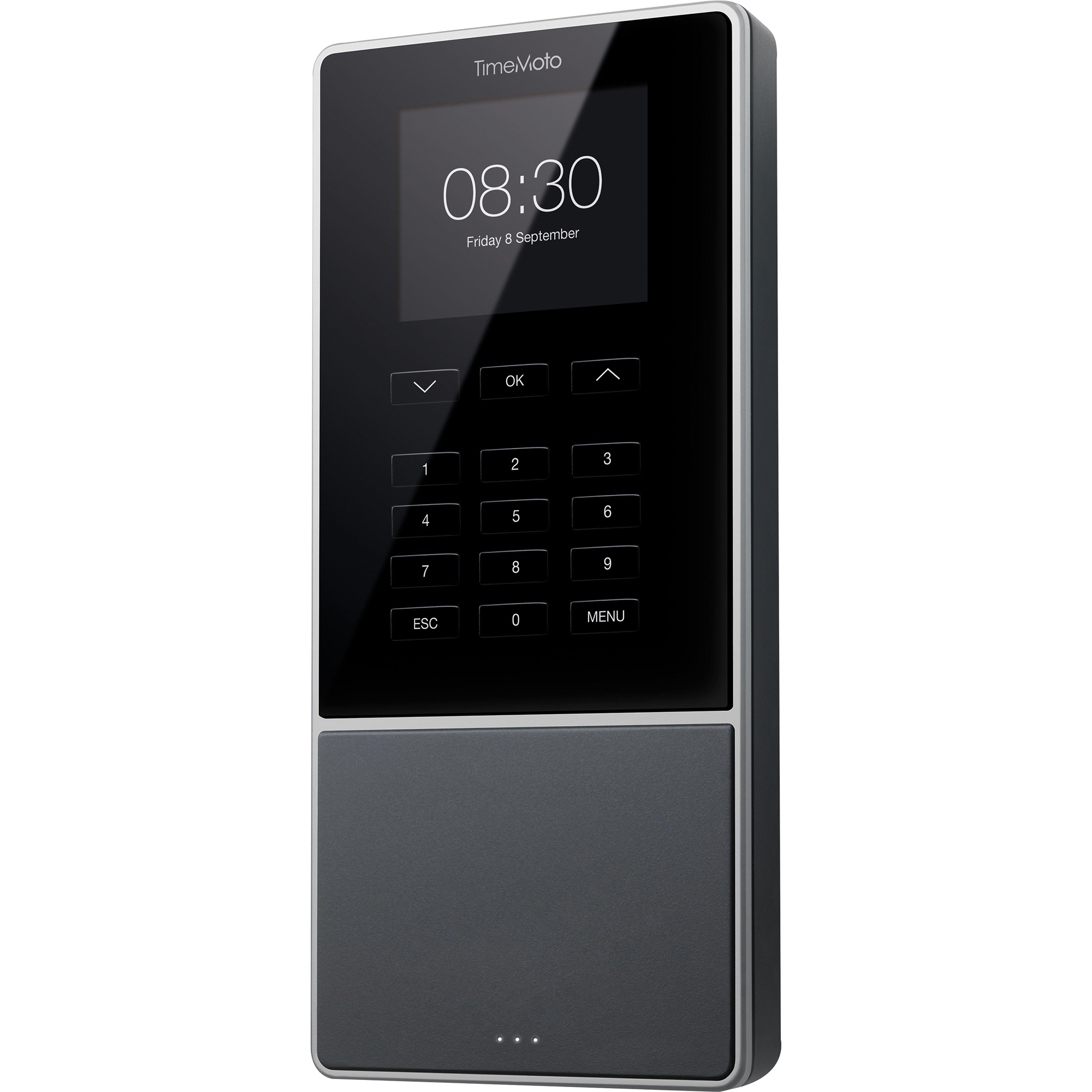 TIMEMOTO Zeiterfassungssystem TM-616 9,95 x 21,5 x 4,43 cm (B x H x T) RFID-Sensor Windows® universell LAN, WiFi, USB-Host