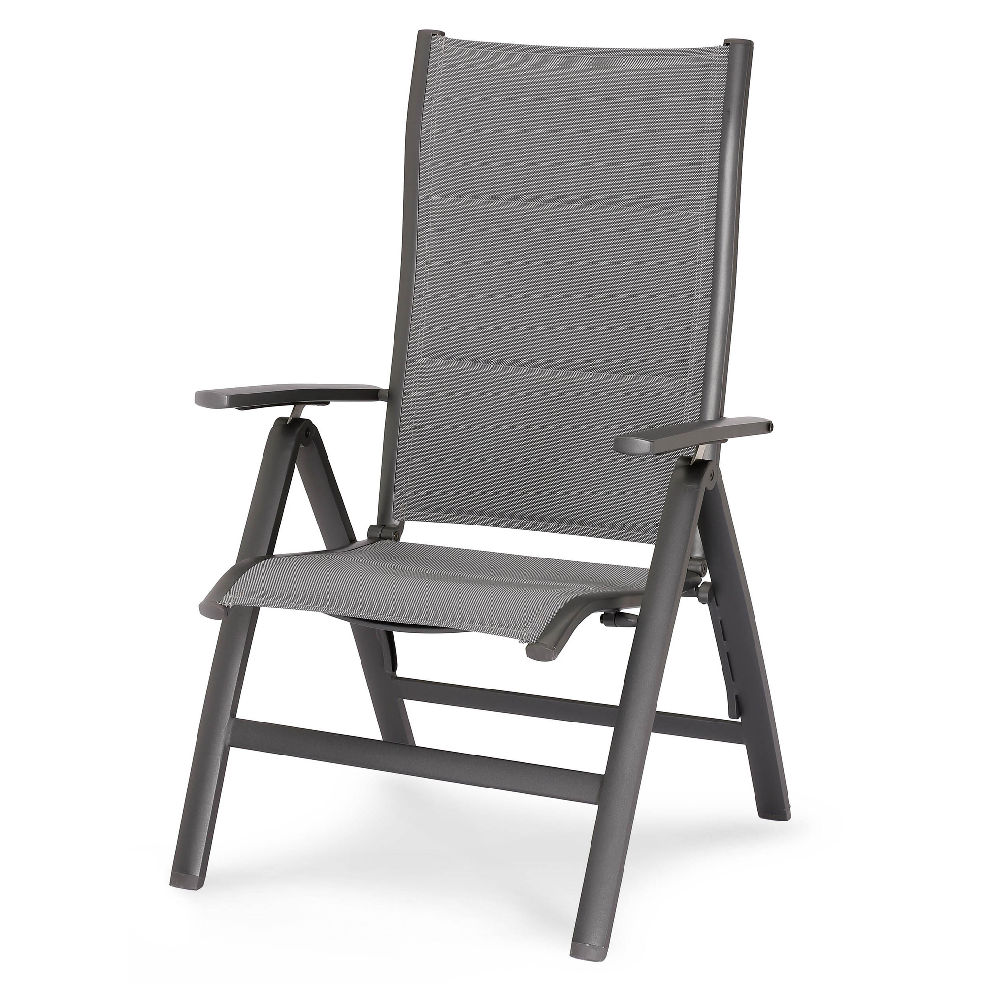 BEST Gartenstuhl Varese Hochlehner 67 x 112 x 67 cm (B x H x T) anthrazit
