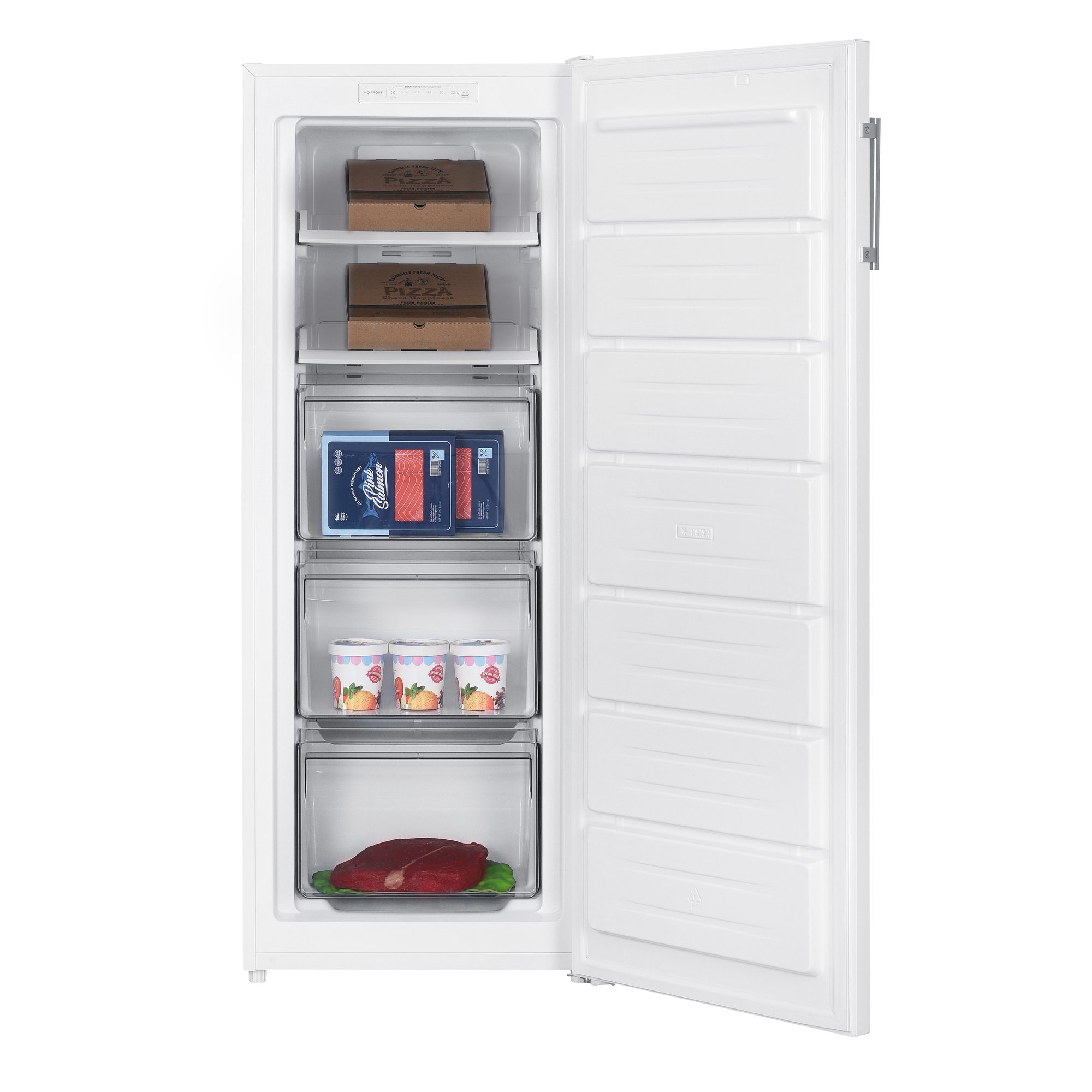 SEVERIN Gefrierschrank 54 x 143,4 x 60 cm (B x H x T) 161l C 132 kWh/Jahr inkl. Eiswürfelbehälter weiß