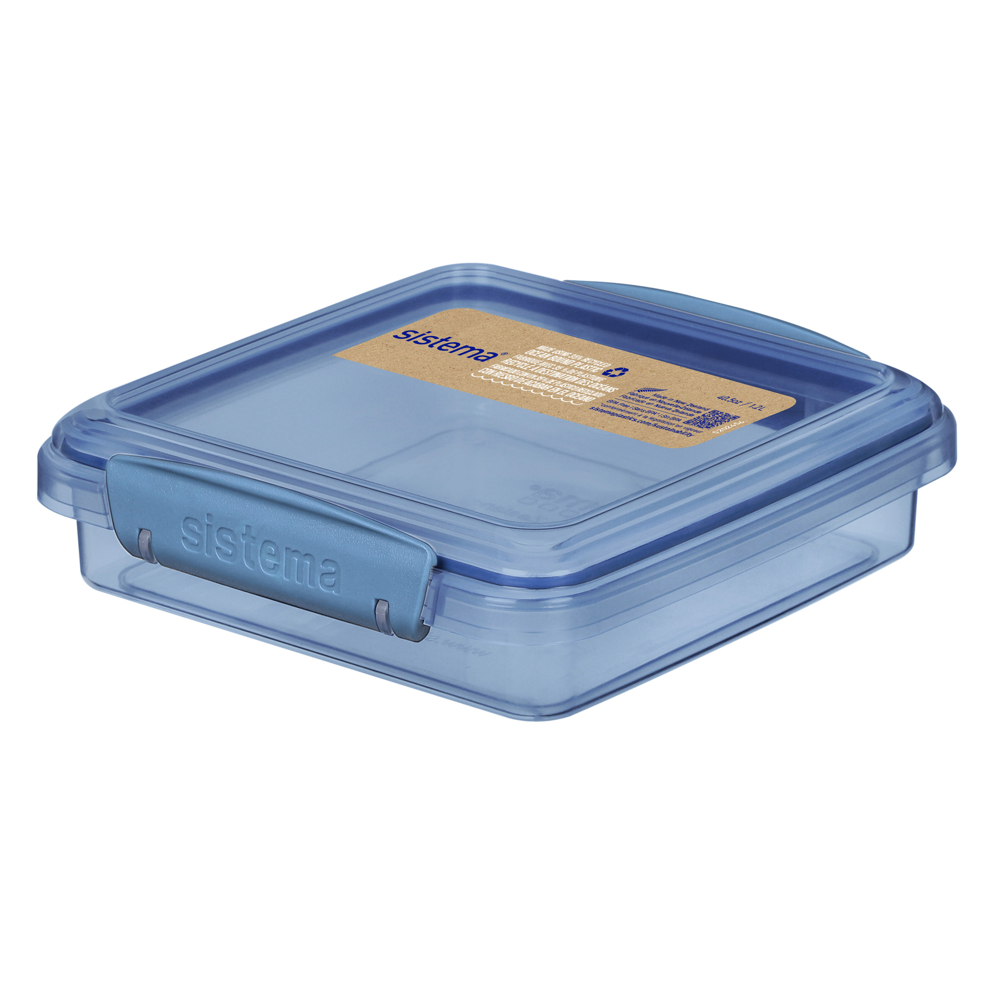sistema Brotzeitdose Sandwich 15,5 x 4,3 x 15 cm (B x H x T) 0,45l Kunststoff farbig sortiert (freie Farbauswahl nicht möglich)