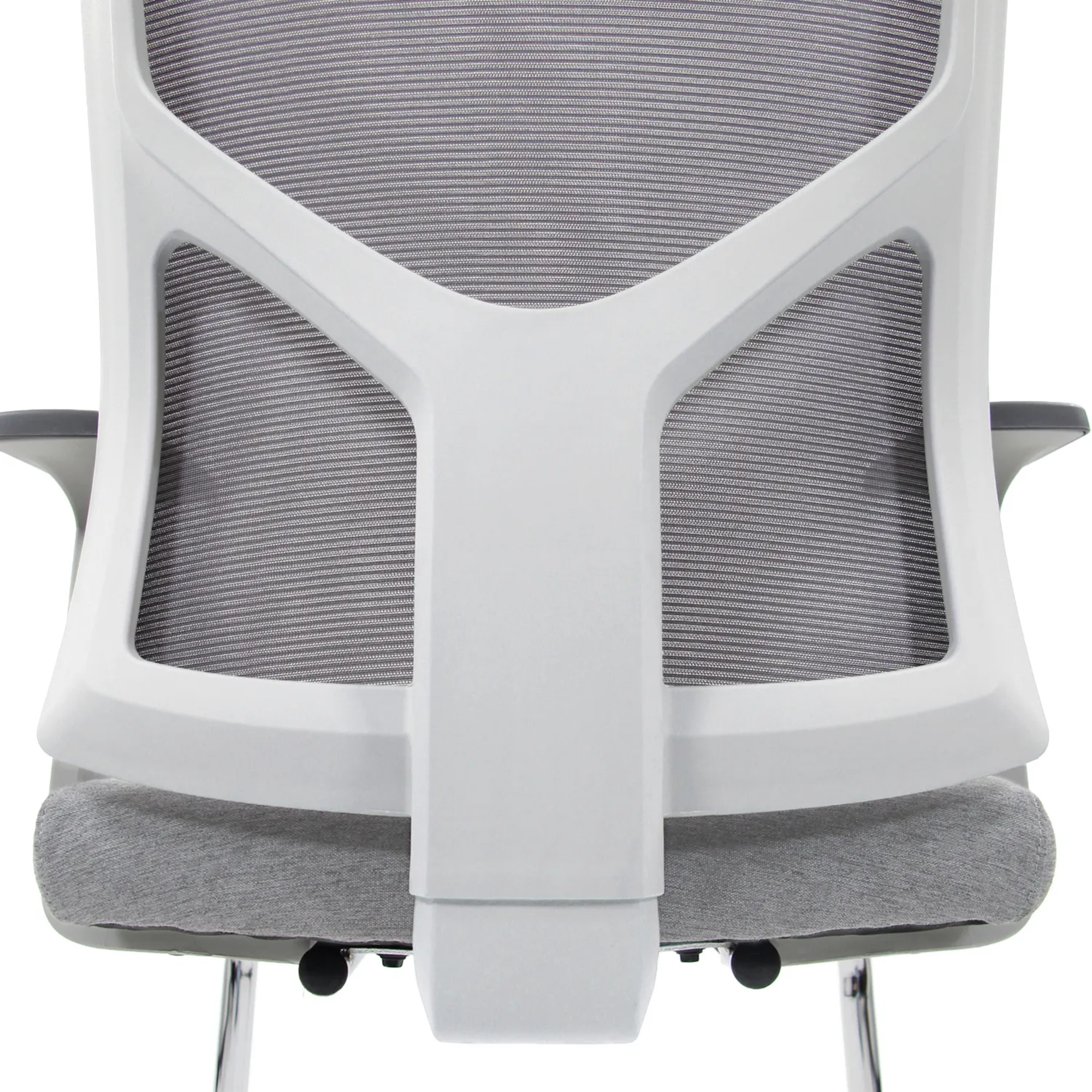 hjh OFFICE Besucherstuhl BRETON V W 120kg 100 % Polyester grau