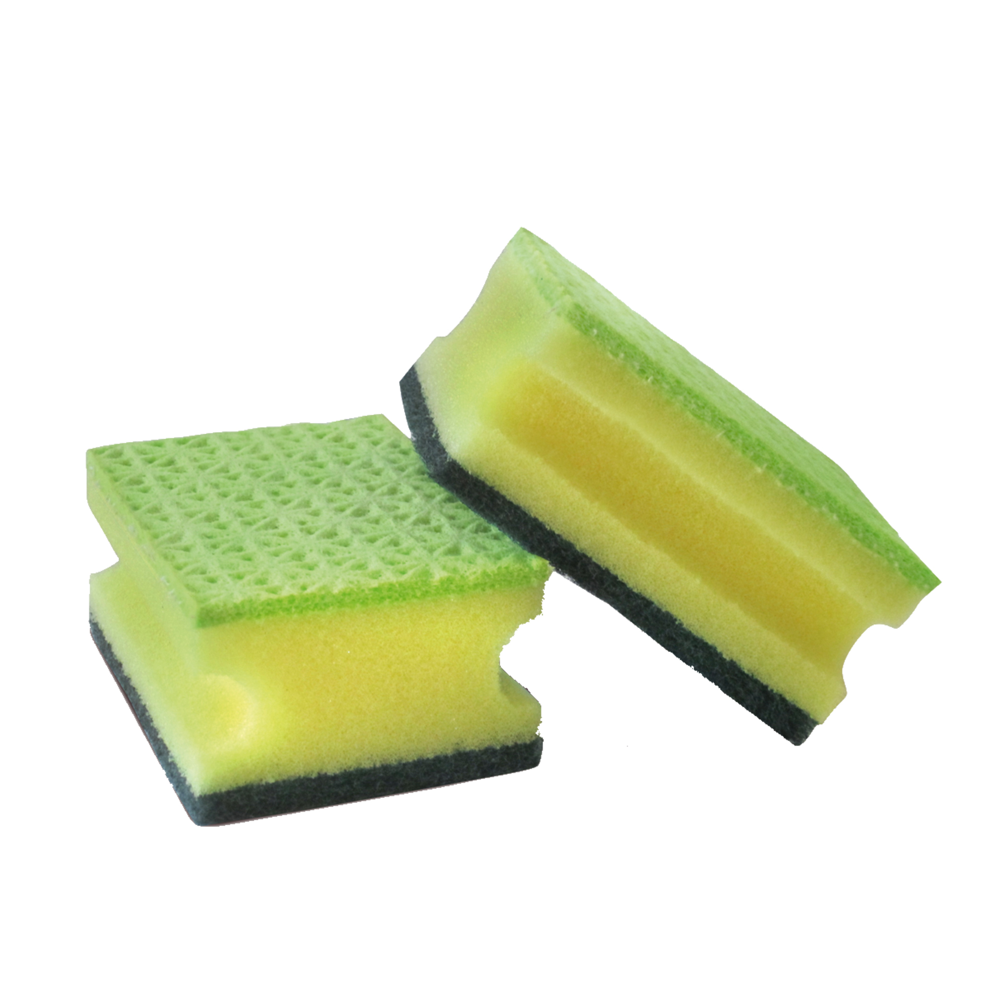 Spontex Reinigungsschwamm Duo Anti-Fett 9 x 27,5 x 9 cm (B x H x T) farbig sortiert 6 St./Pack.