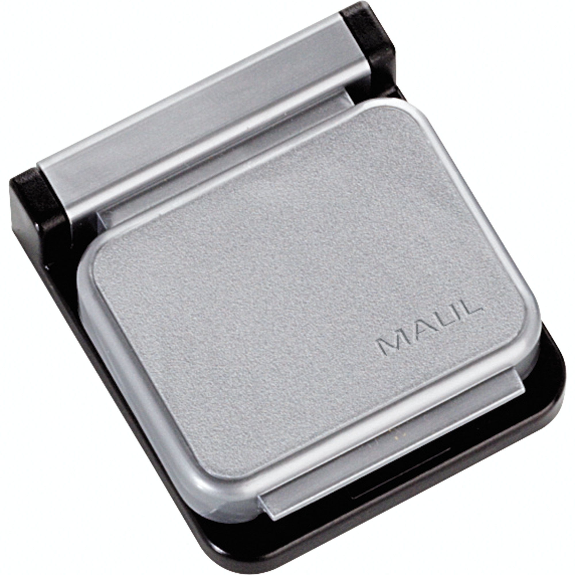 MAUL Clip S Magnet 3,6 x 4 cm (B x L) Kunststoff silber 10 St./Pack.
