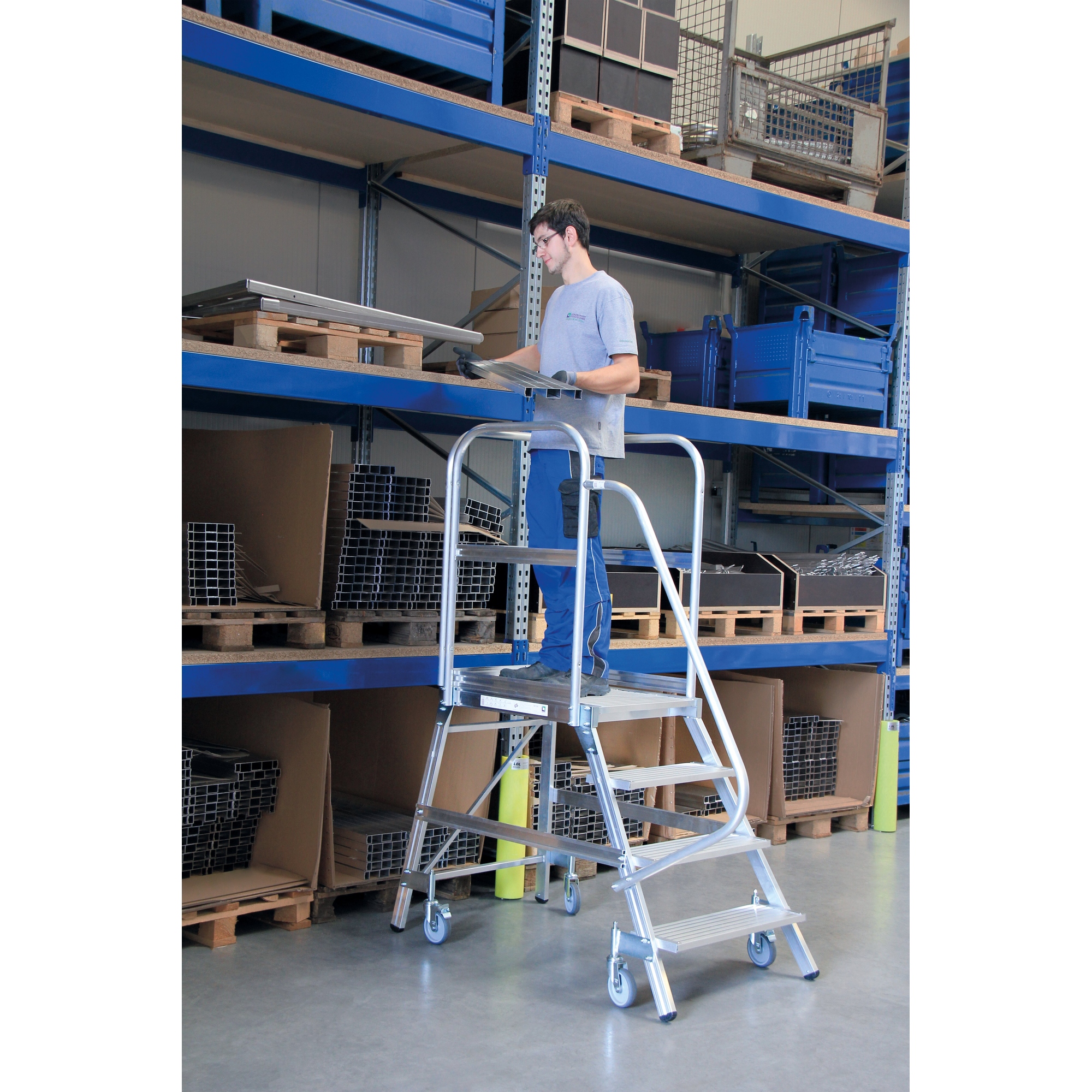 MUNK Podestleiter 3m Aluminium