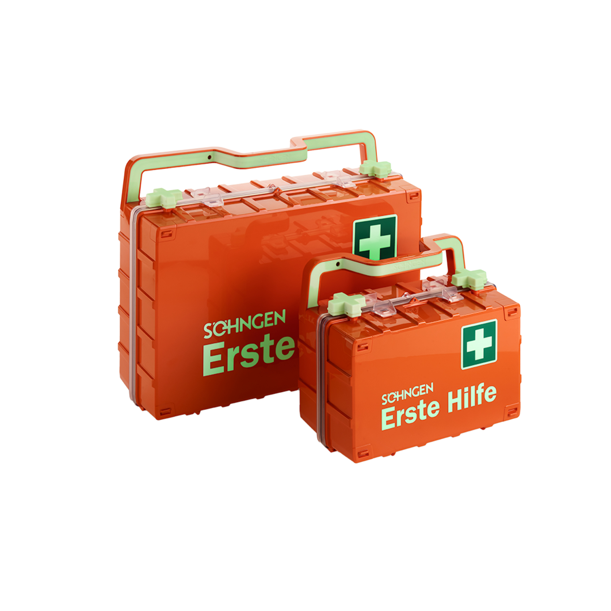 SÖHNGEN® Erste Hilfe Koffer DYNAMIC GLOW S ca. 28,7 x 24,1 x 15,2 cm (B x H x T) DIN 13157 orange
