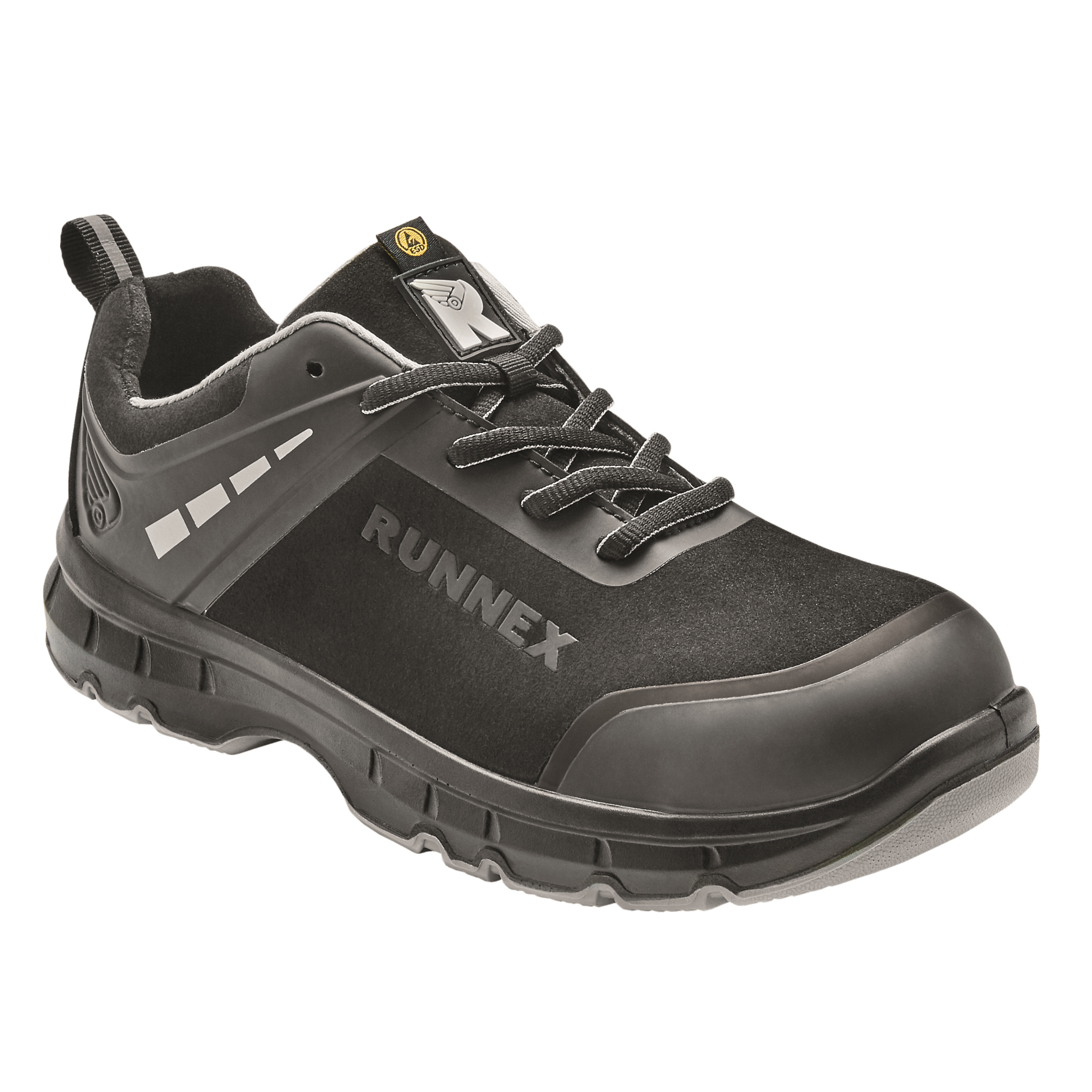 RUNNEX® Sicherheitsschuhe FlexStar 36 S3 Microfaser/TPU-Besätze schwarz
