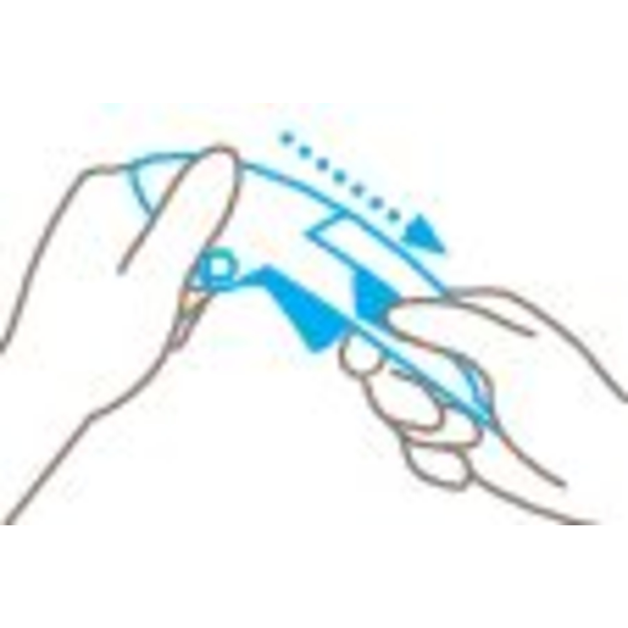 MARTOR Sicherheitsmesser SECUPRO MARTEGO Mehrweg 18,5mm 9mm 1 Glied Stahl schwarz/cyan