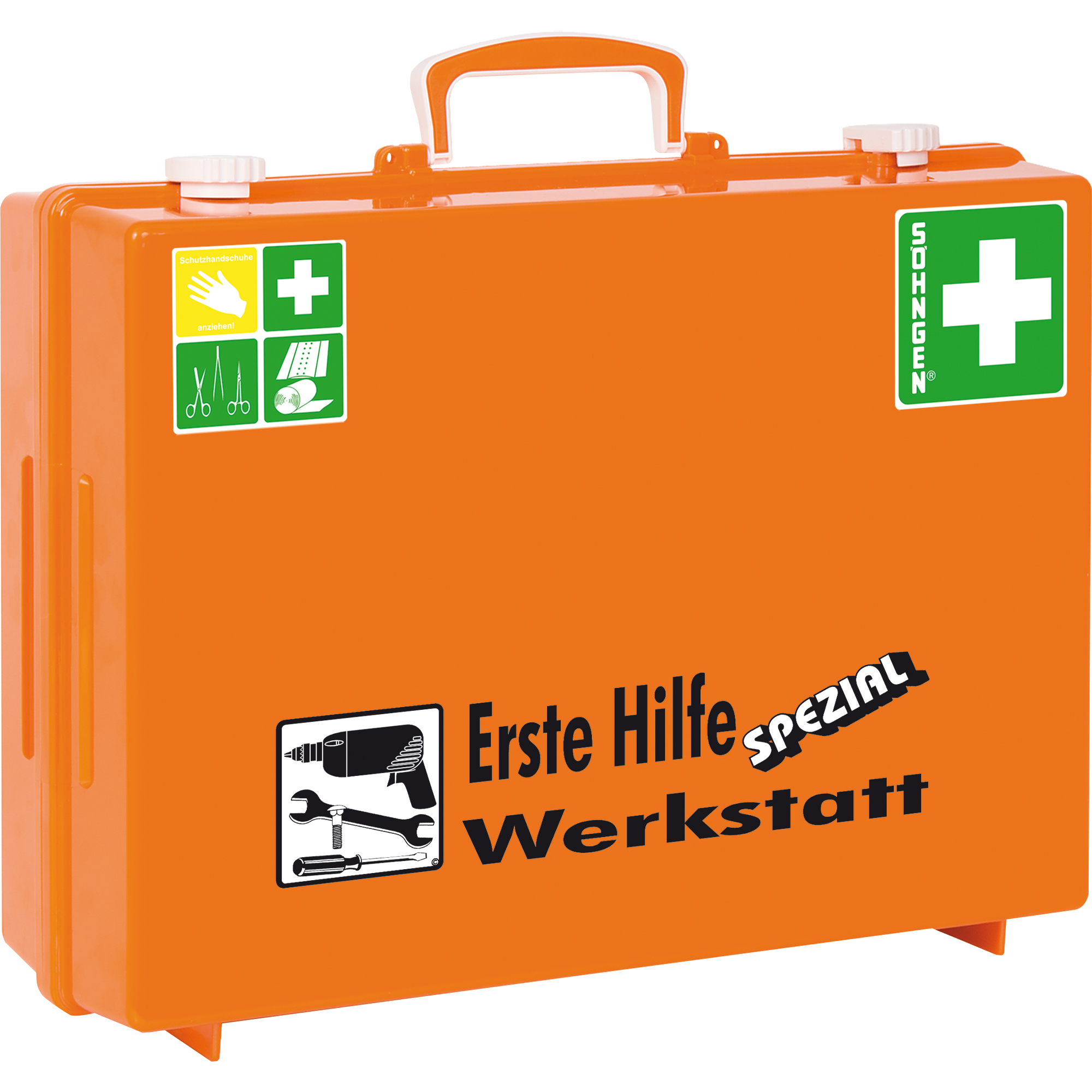 SÖHNGEN® Erste Hilfe Koffer SPEZIAL MT-CD ca. 40 x 30 x 15 cm (B x H x T) DIN 13157 orange