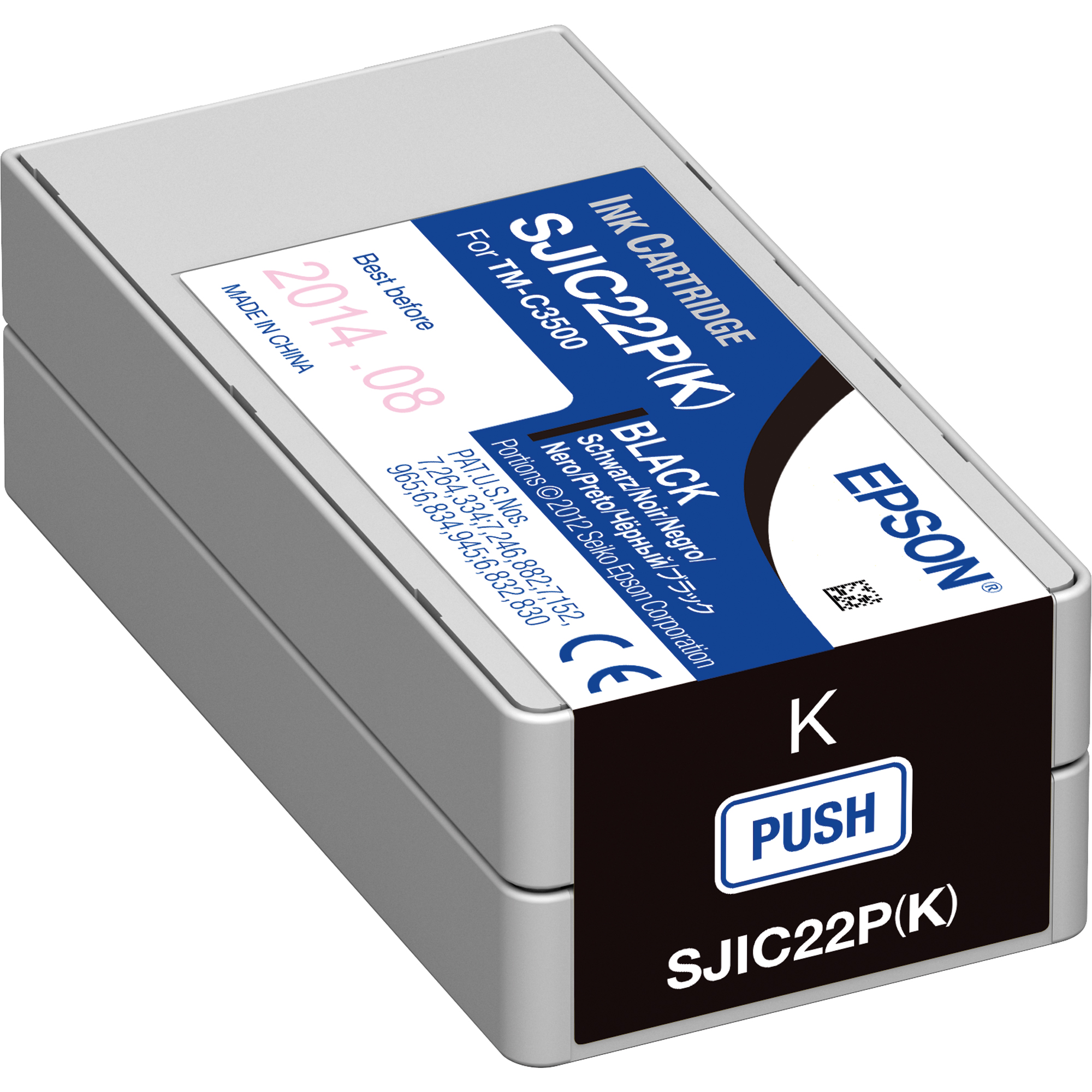 Epson Tintenpatrone Originalzubehör SJIC22P(K) schwarz 32,5ml