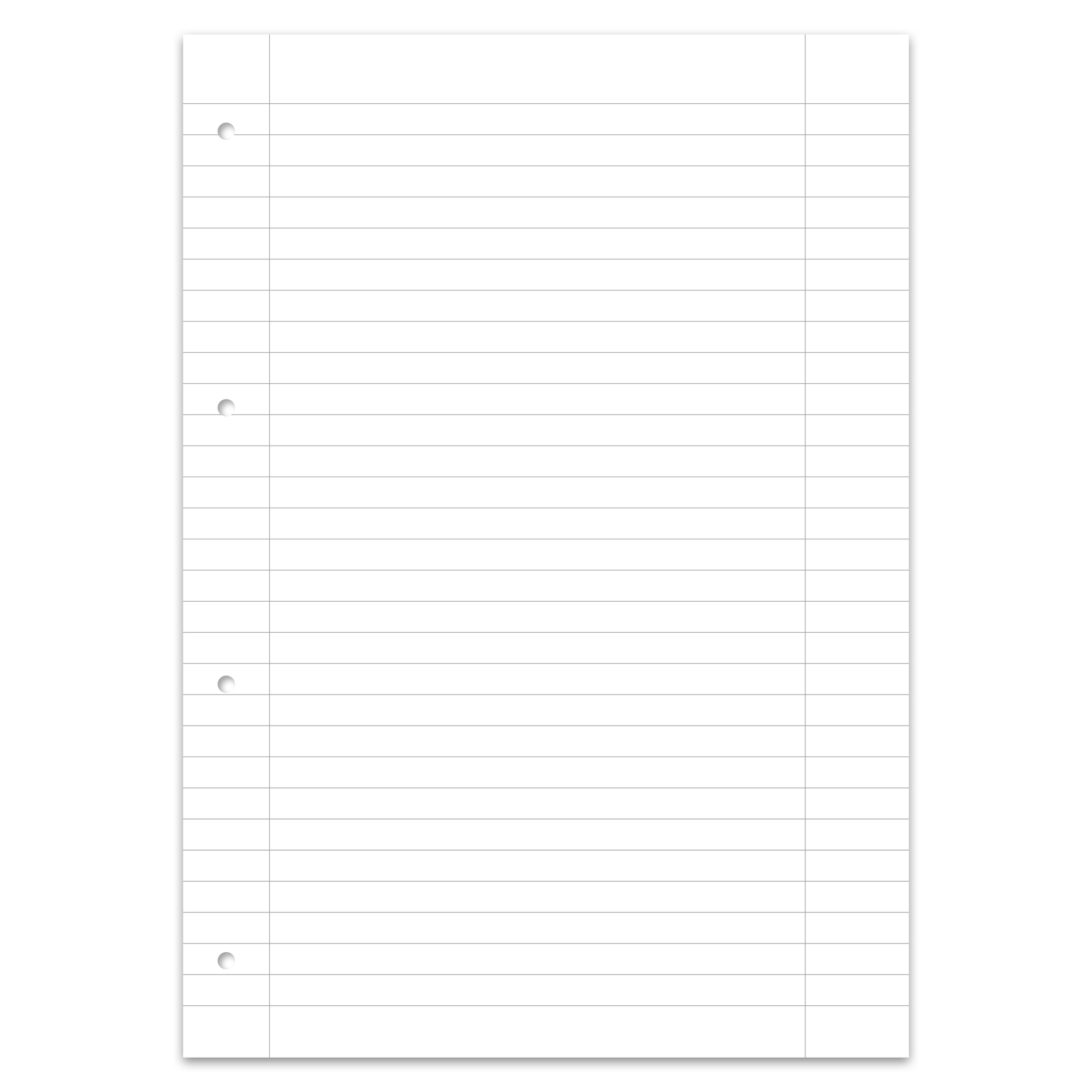 Staufen Schulblock Style DIN A4 liniert mit Rand innen/außen 70g/m²