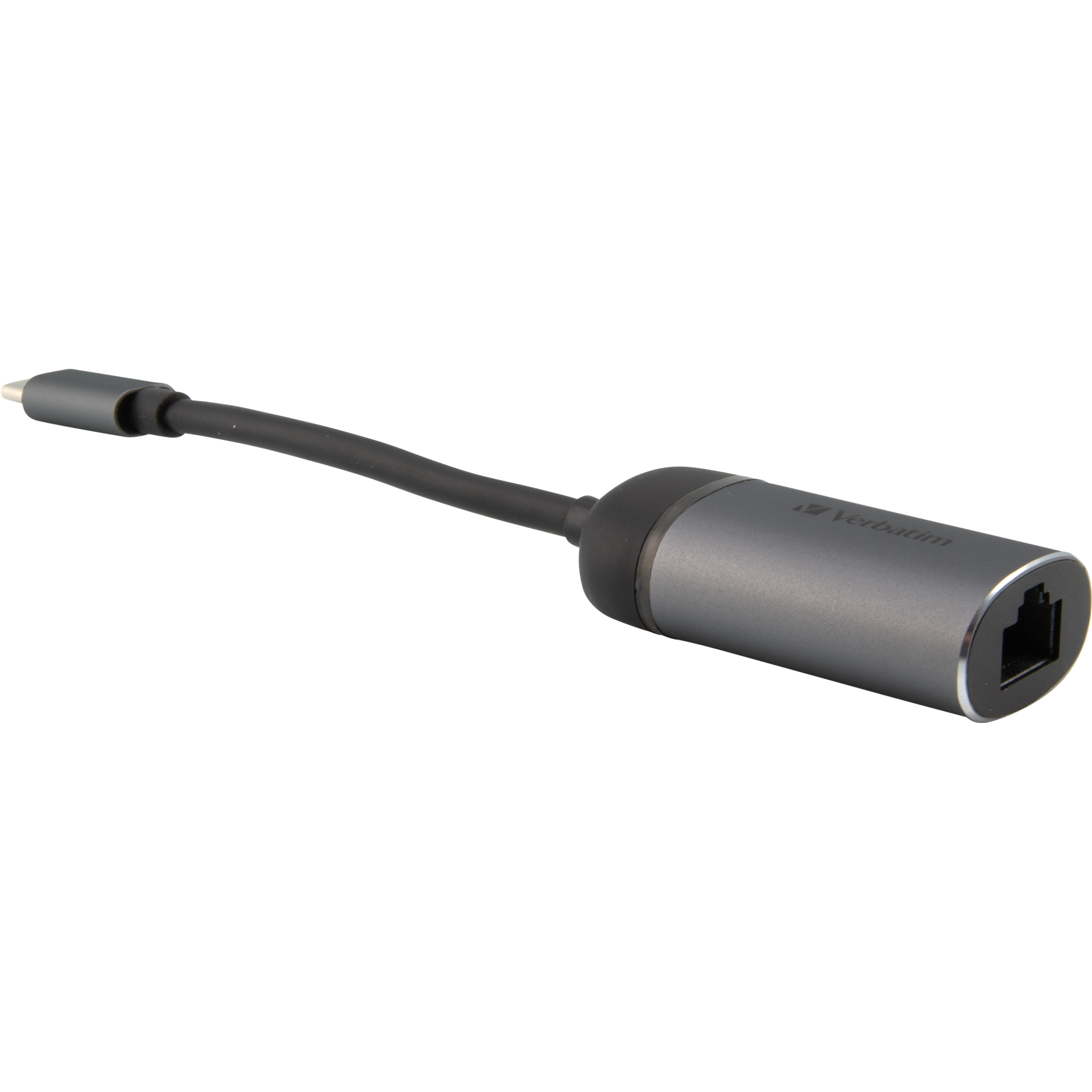 Verbatim Adapter USB-C-Stecker/LAN-Buchse schwarz/grau