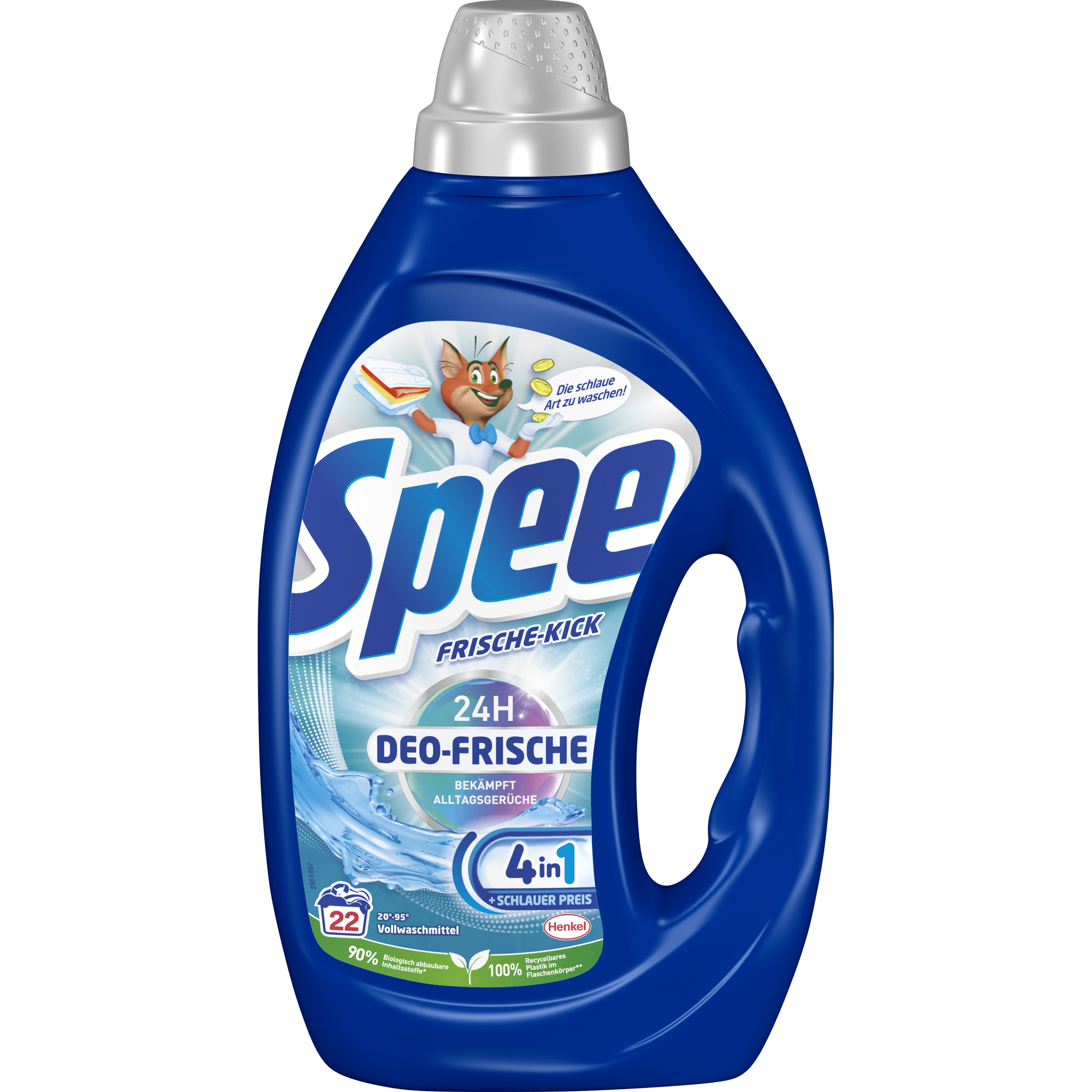Spee Waschmittel Frischekick 4in1 Deo-Frische Universal +20 bis +95°C parfümiert pH-Wert: 8,2-8,6 0,99l