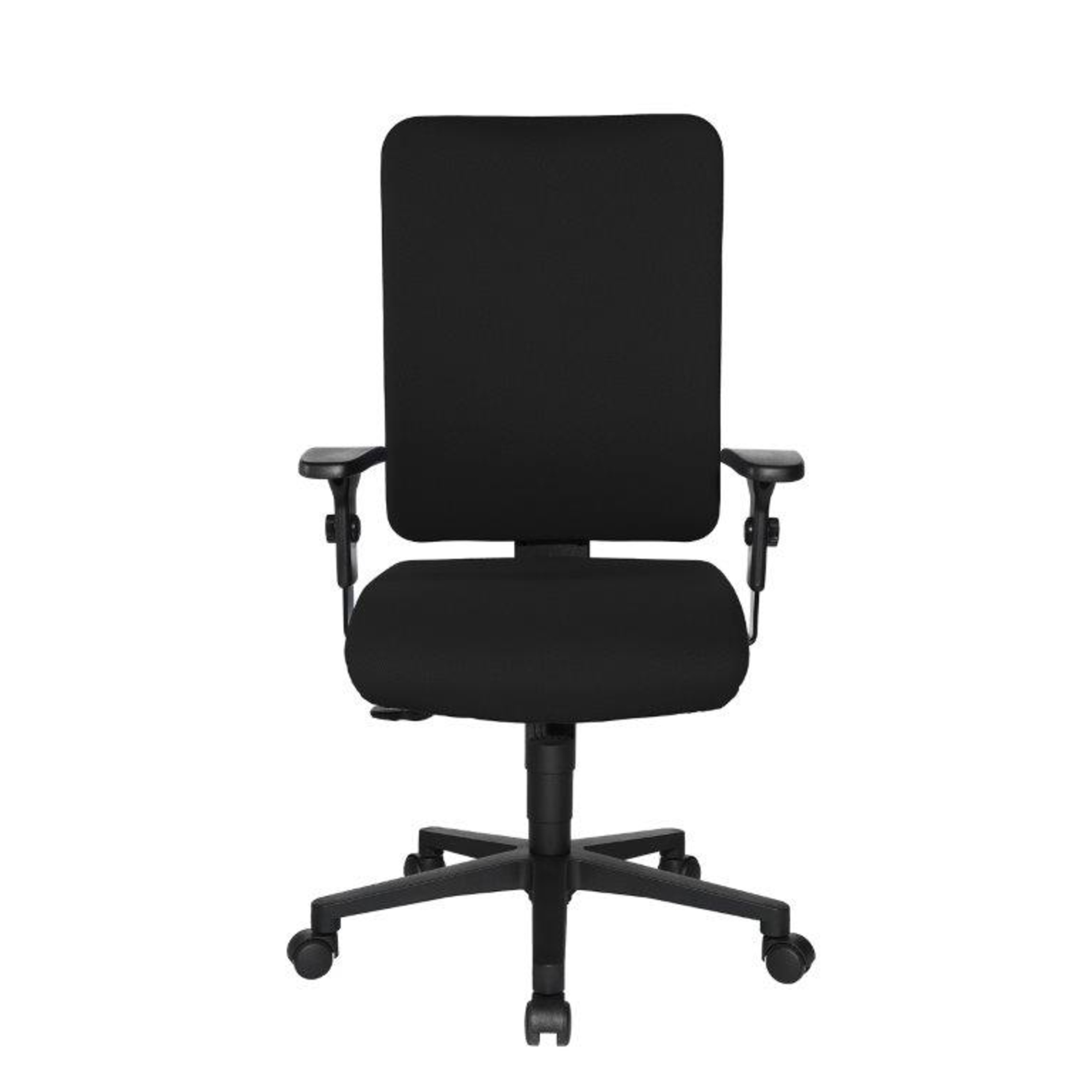 TOPSTAR Bürodrehstuhl Open X (P) 42-57cm Synchronmechanik Rolle hart gebremst (für Teppichboden) optionales Zubehör: Rolle weich gebremst (für Hartboden) 6991 Polyamid schwarz