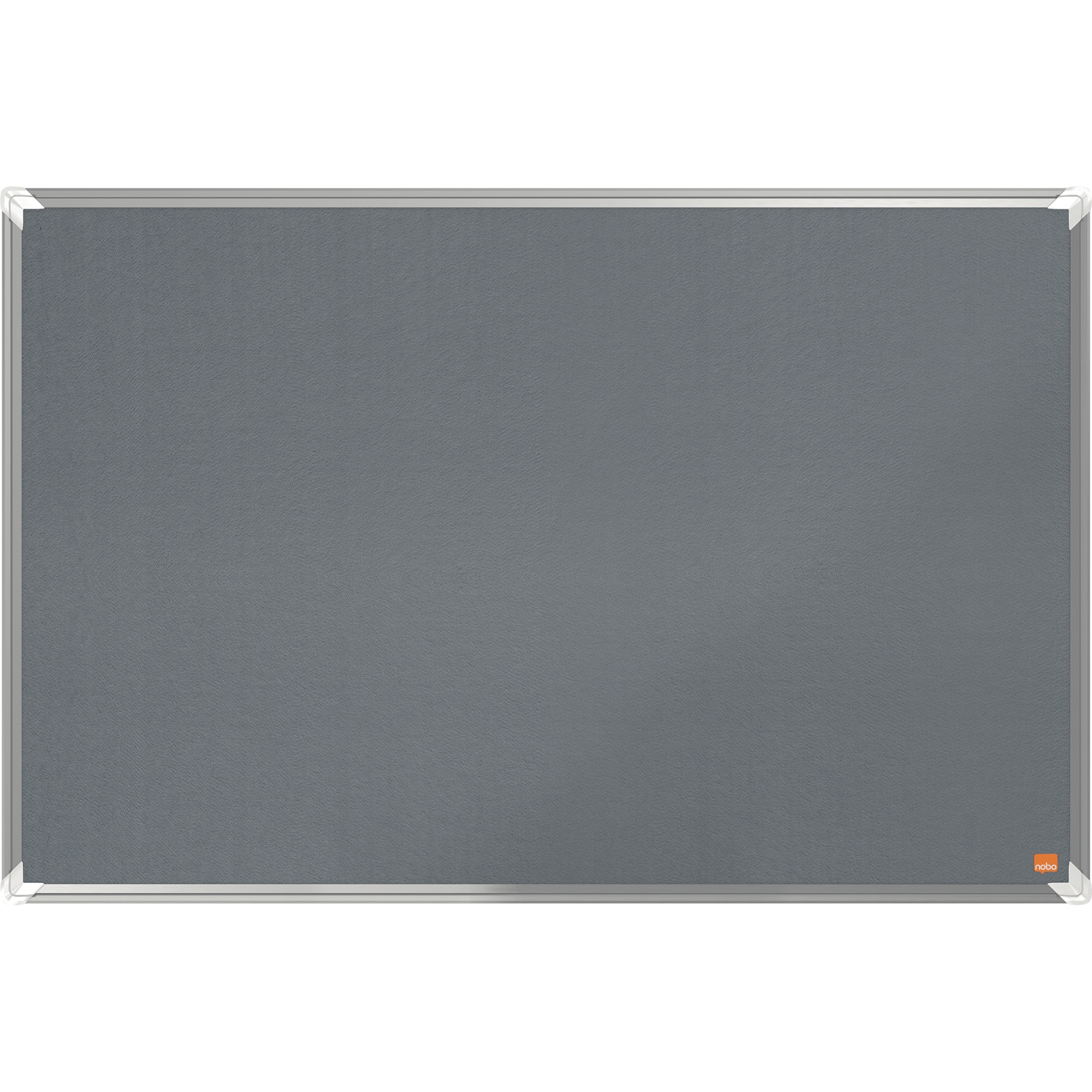 Nobo® Pinnwand Premium Plus 90 x 60 cm (B x H) Maße der Oberfläche: 87,1 x 56,2 cm (B x H) Filz Material des Rahmens: Aluminium grau
