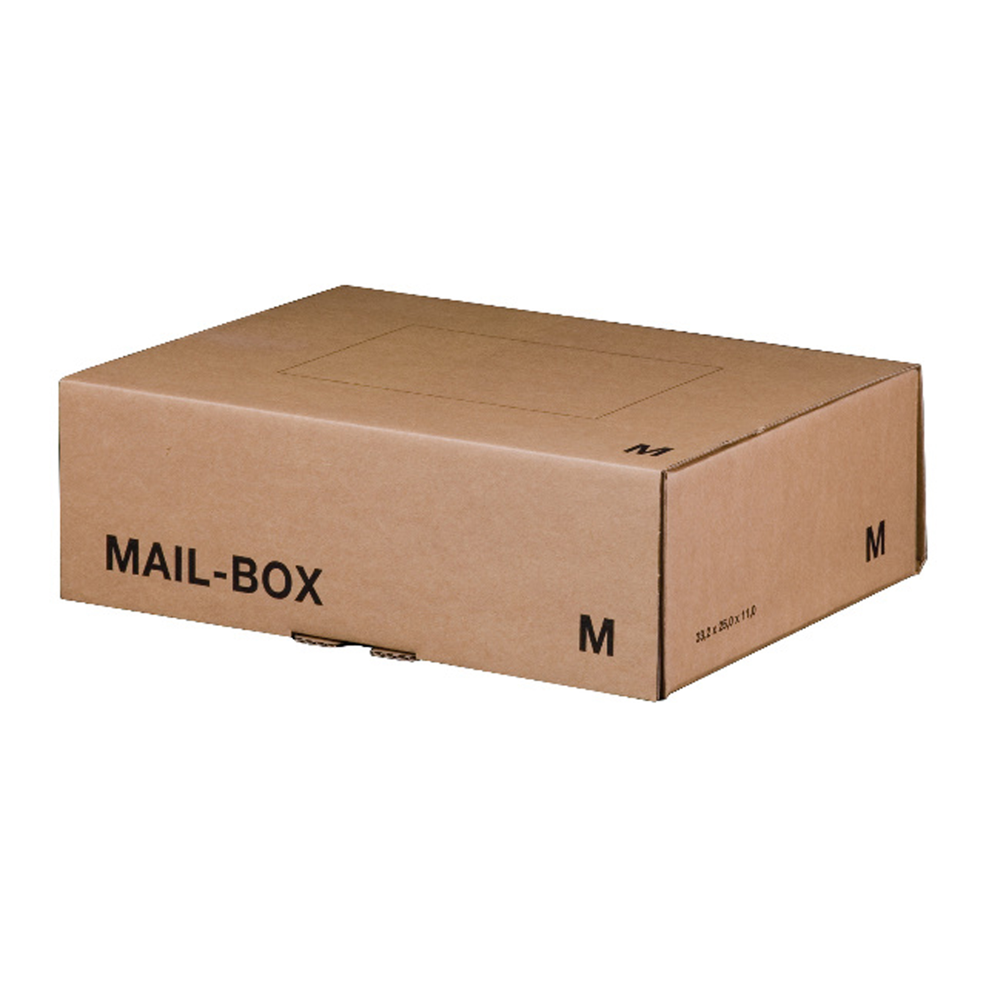 smartboxpro Versandkarton Mailingbox M Innenmaße: 33,1 x 10,4 x 24,1 cm (B x H x T) Außenmaße: 33,6 x 11 x 25,1 cm (B x H x T) Karton 1-wellig braun