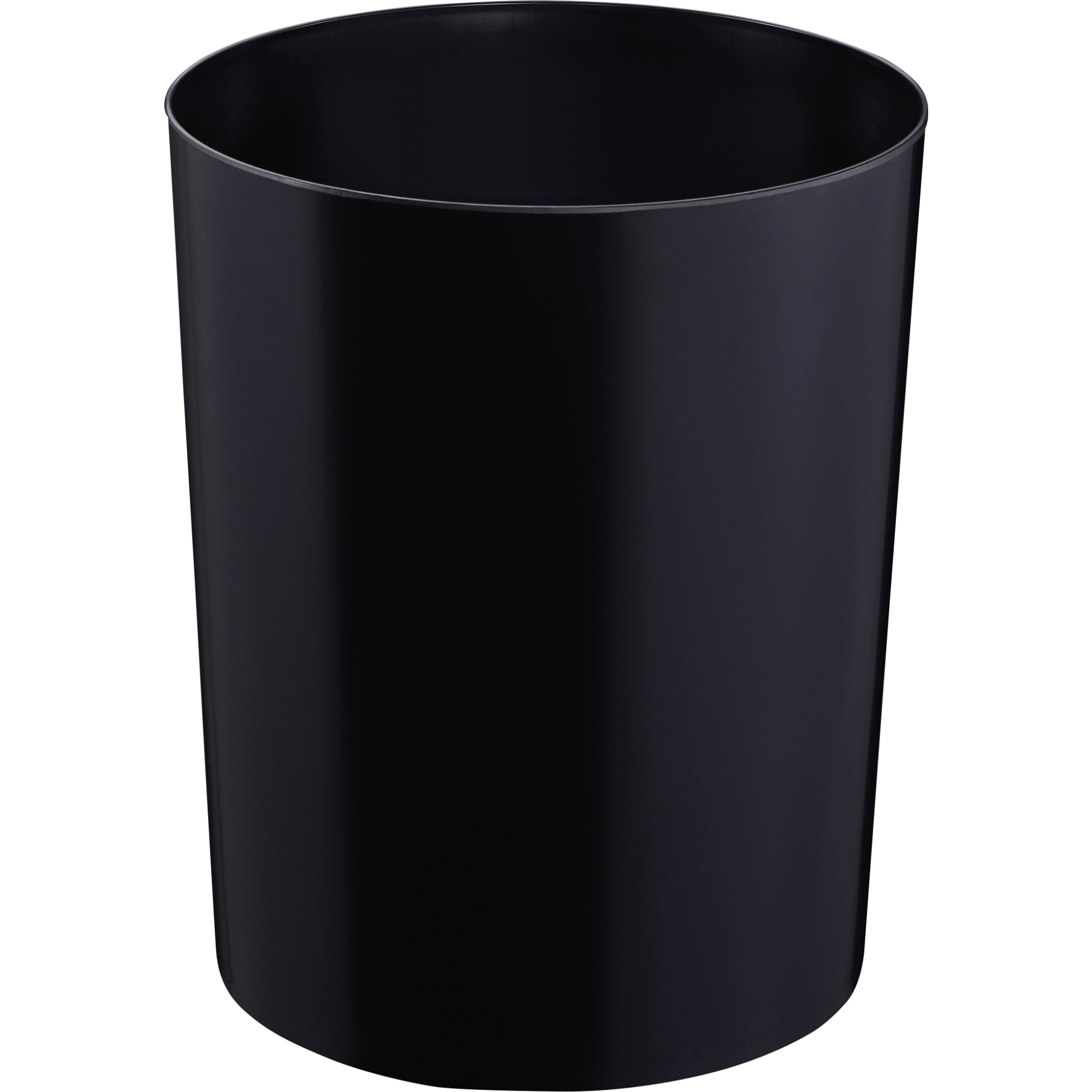 ZWINGO Papierkorb 24,5 x 30 cm (Ø x H) Kunststoff Farbe: schwarz 1 Sortierfach