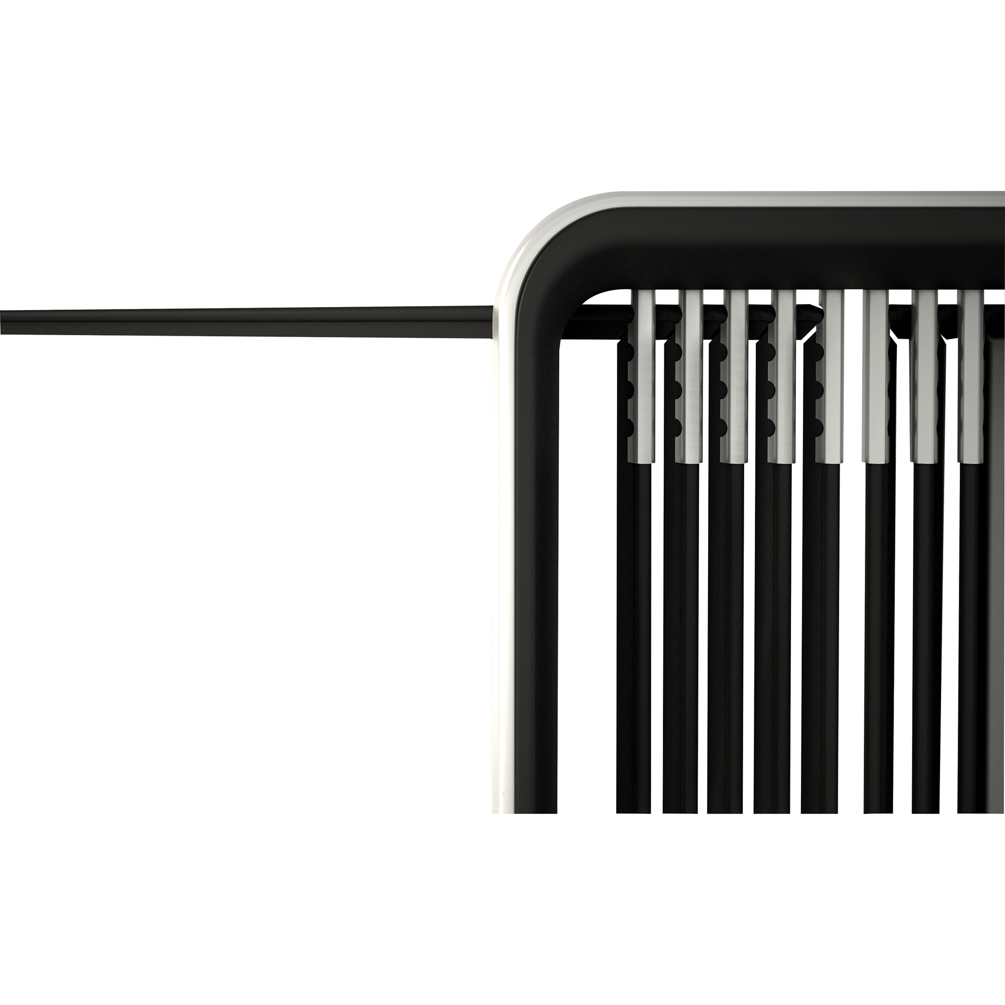 DJOIS Sichttafelständer Tarifold VEO 39 x 25,5 x 10,5 cm (B x H x T) ABS Kunststoff/Aluminium Anzahl der mitgelieferten Sichttafeln: 10 Sichttafeln schwarz