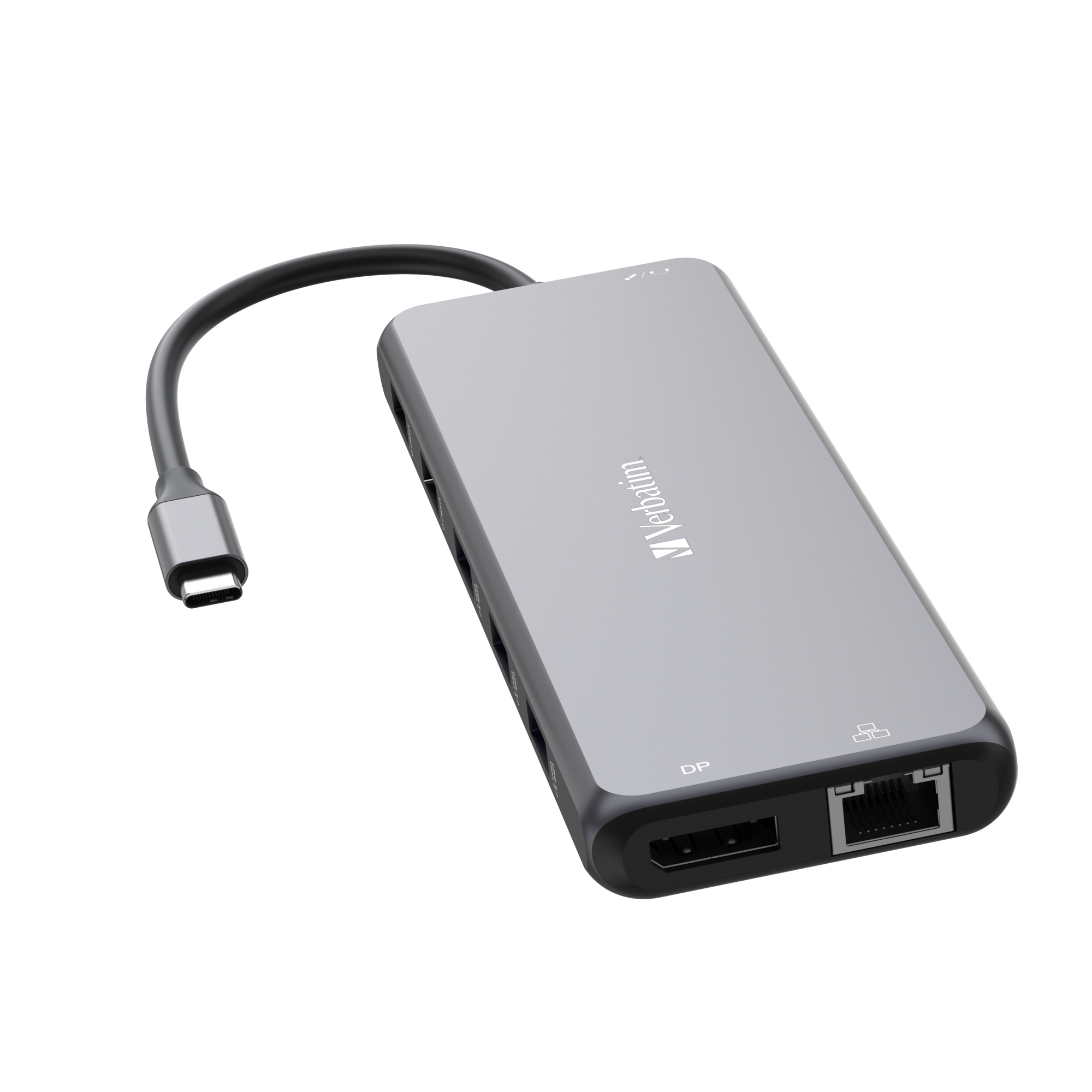 Verbatim USB-Hub CMH-13 USB-C grau/schwarz