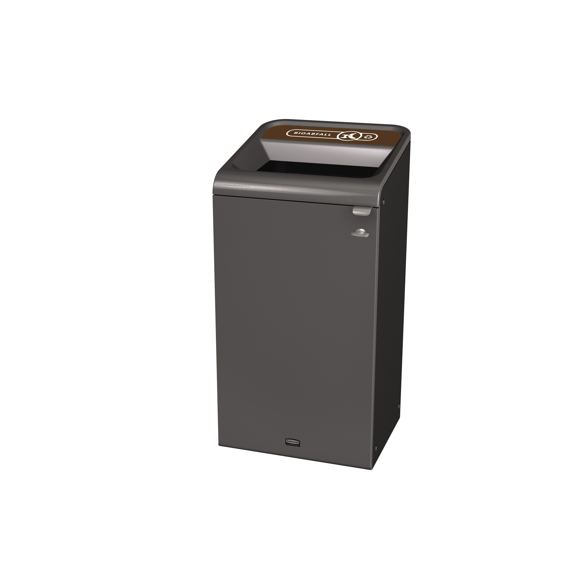 Rubbermaid Abfallsammelsystem 49,5 x 97,5 x 48,9 cm (B x H x T) 87l 1 Sortierfach Stahl, verzinkt