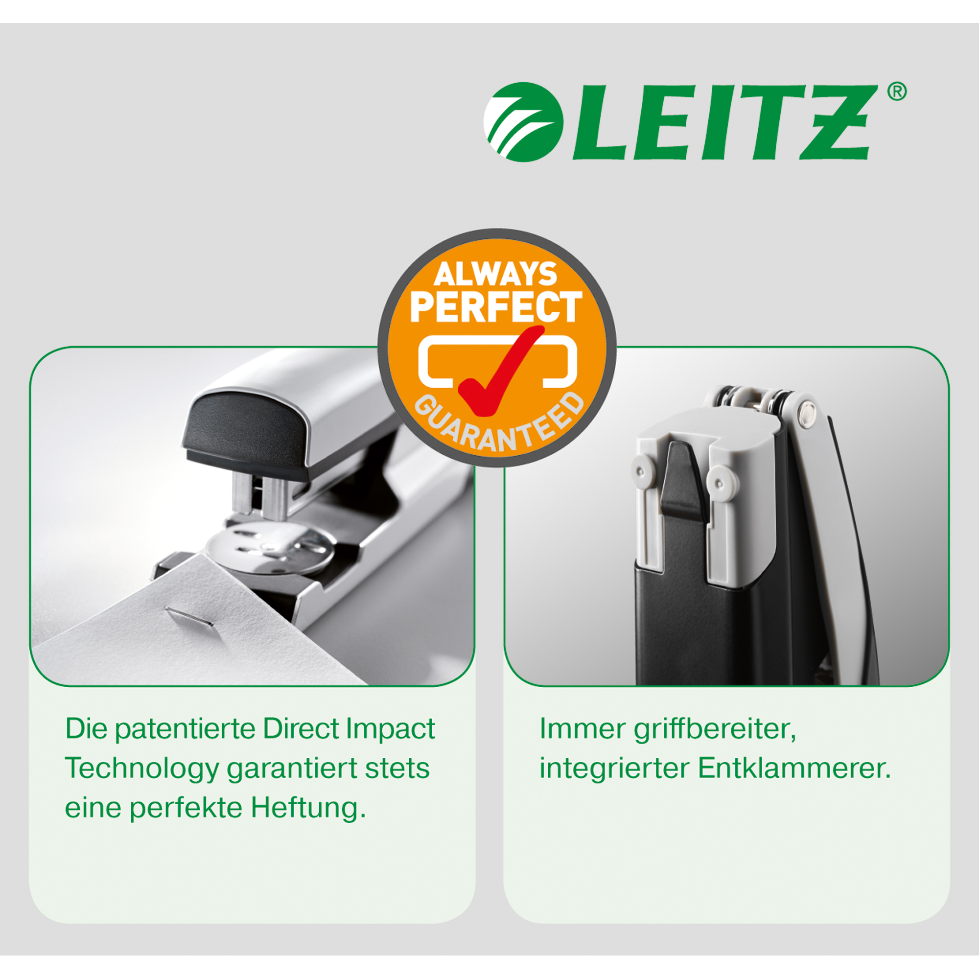 Leitz Heftgerät NeXXt 5501 24/6, 26/6 fest/lösbar/nageln 25 Bl. (80 g/m²) Metall/Kunststoff schwarz
