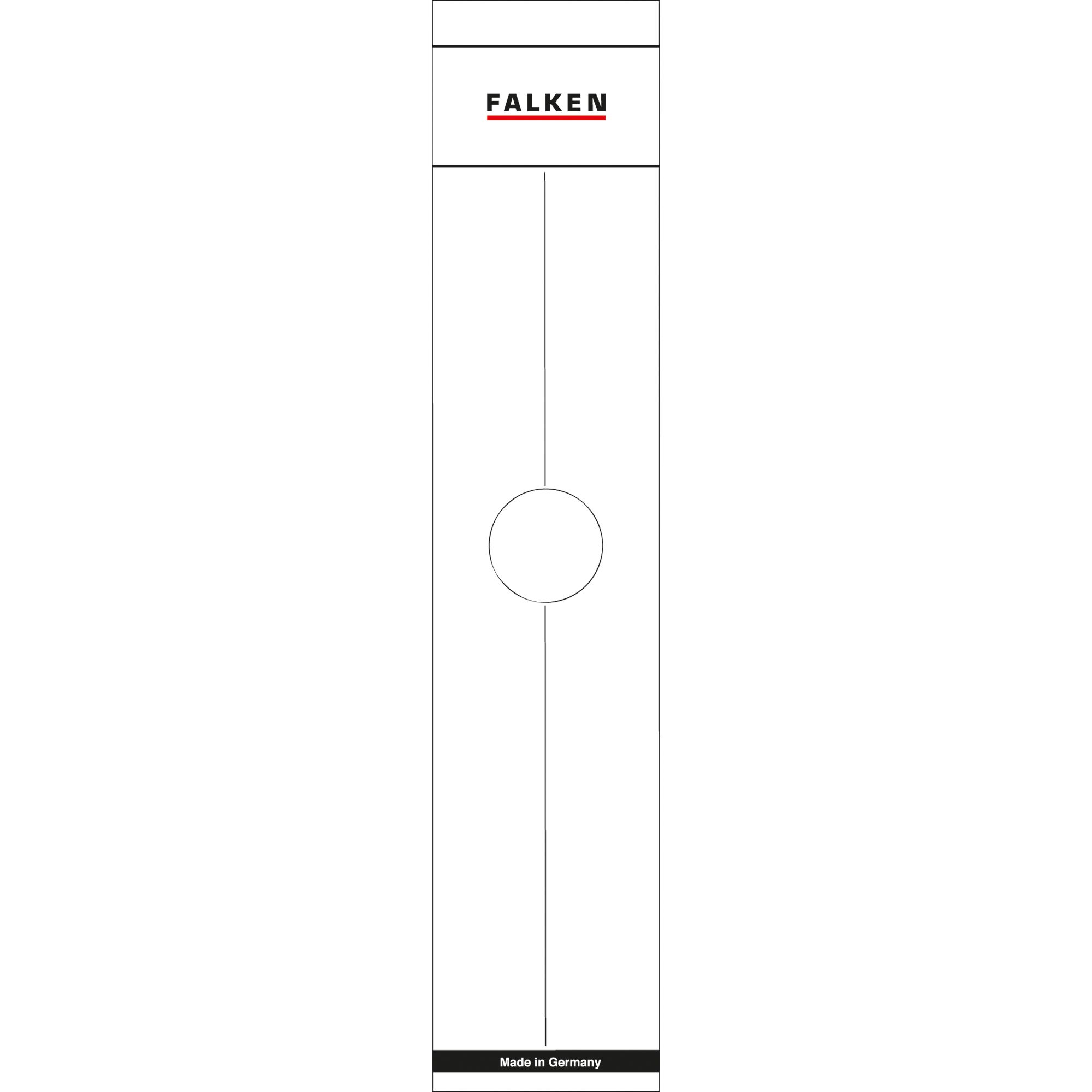Falken Ordnerrückenetikett breit/lang 60 x 290 mm (B x H) selbstklebend mit Griffloch weiß 10 Etik./Pack.