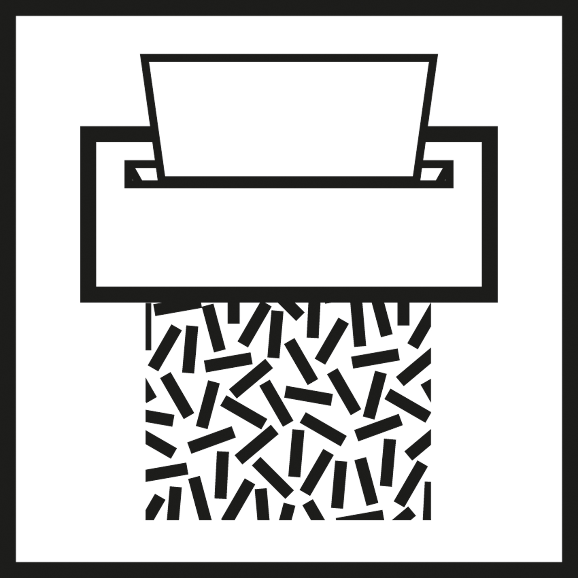 Fellowes® Aktenvernichter Powershred® LX200 P-4 Papier, Heftklammern, Büroklammern, Kreditkarten Partikelschnitt 12 Bl. schwarz
